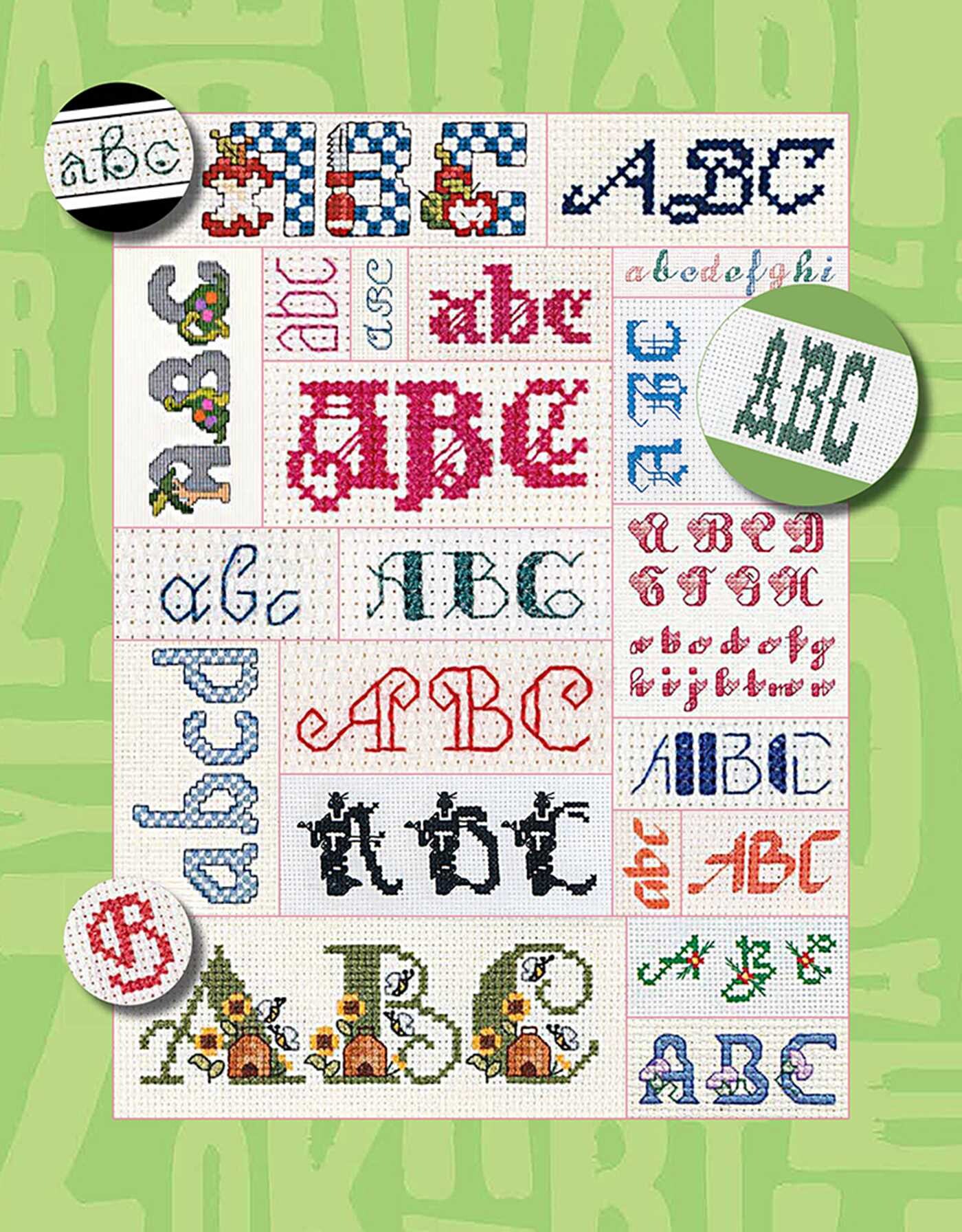 Big Collection of Alphabets in Cross Stitch