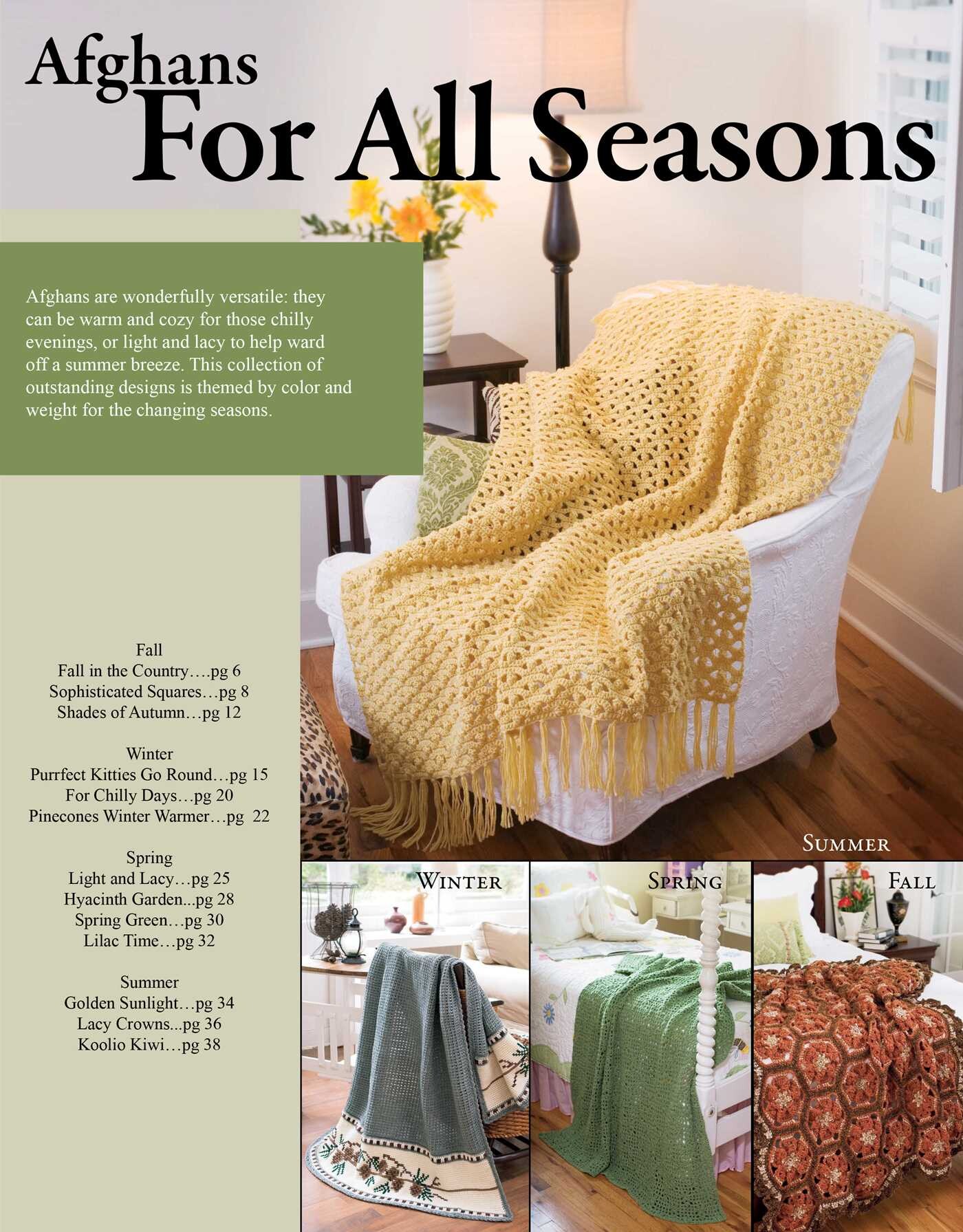 Afghans for All Reasons & All Seasons