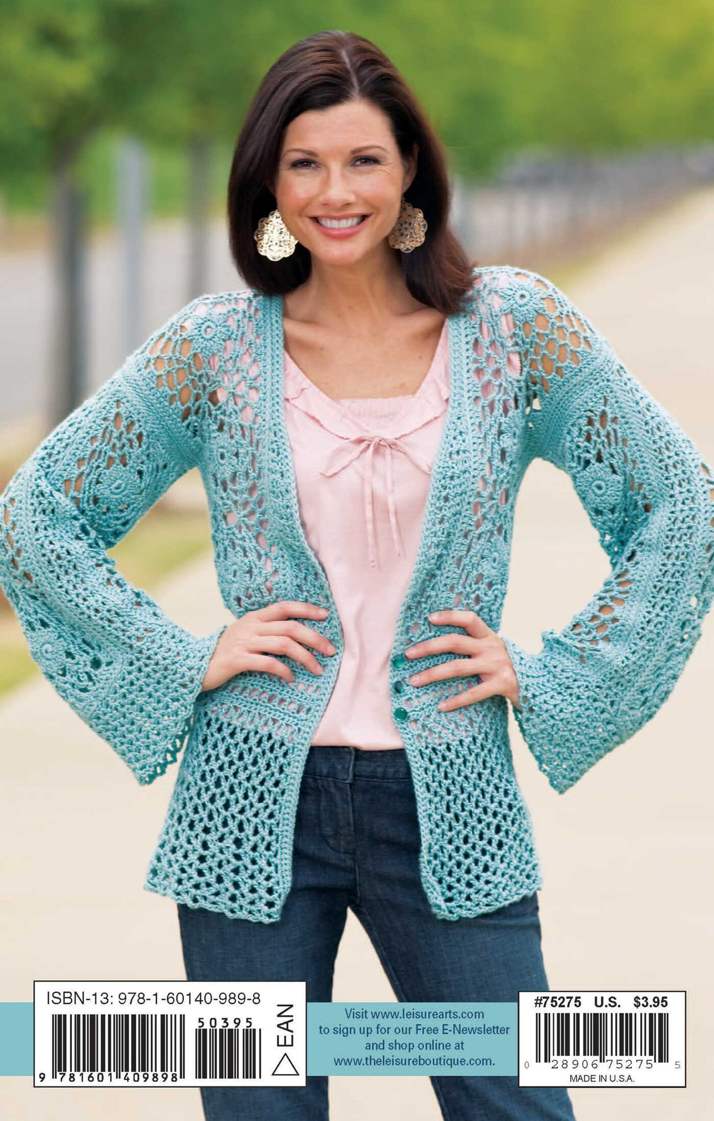 Relaxed Fashion—4 Crochet Designs Featuring Caron Spa Yarn