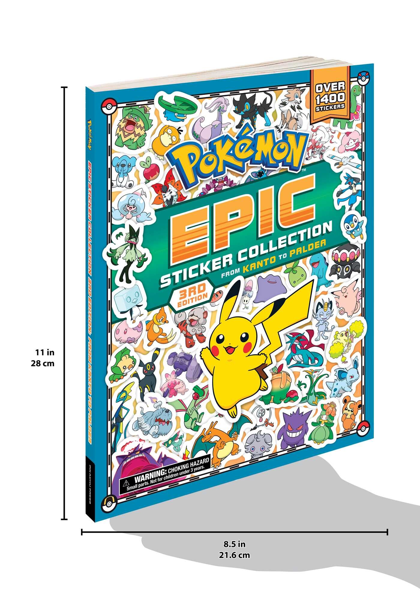 Pokémon Epic Sticker Collection 3rd Edition: From Kanto to Paldea