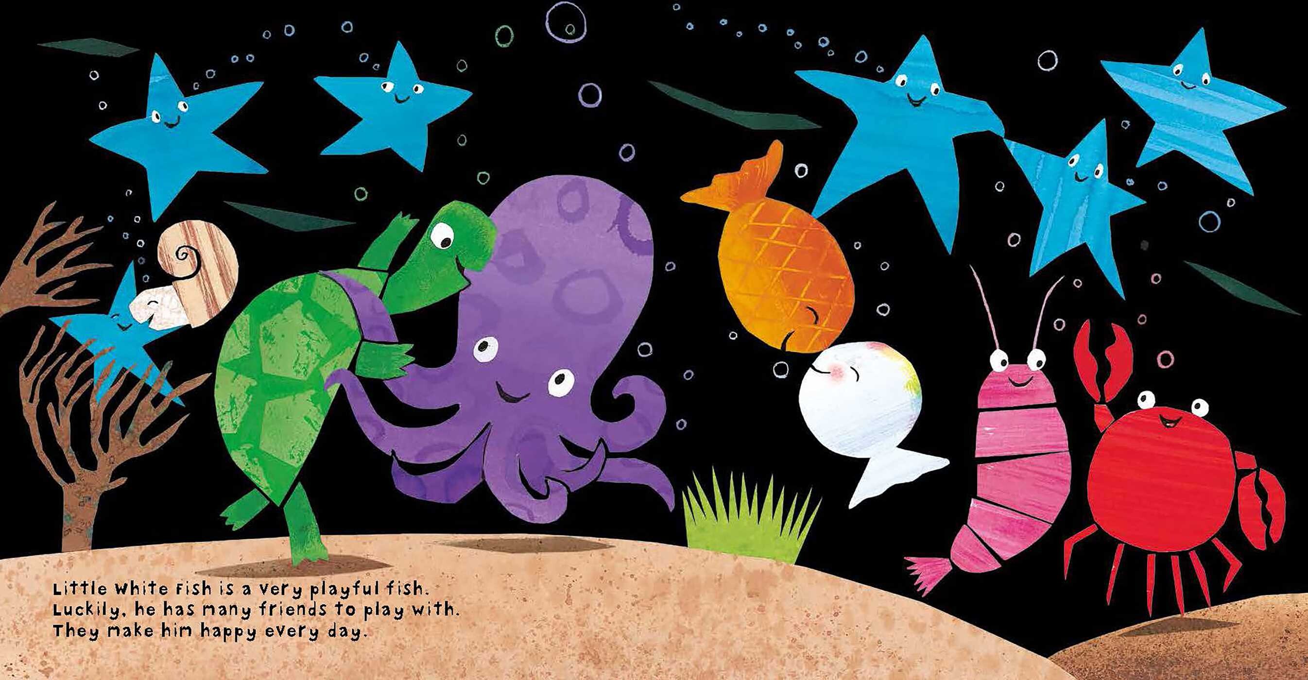 Little White Fish Has Many Friends