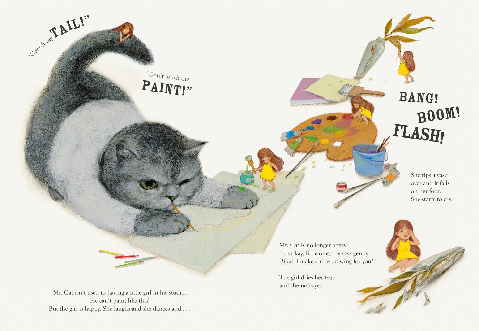 Mr. Cat and the Little Girl