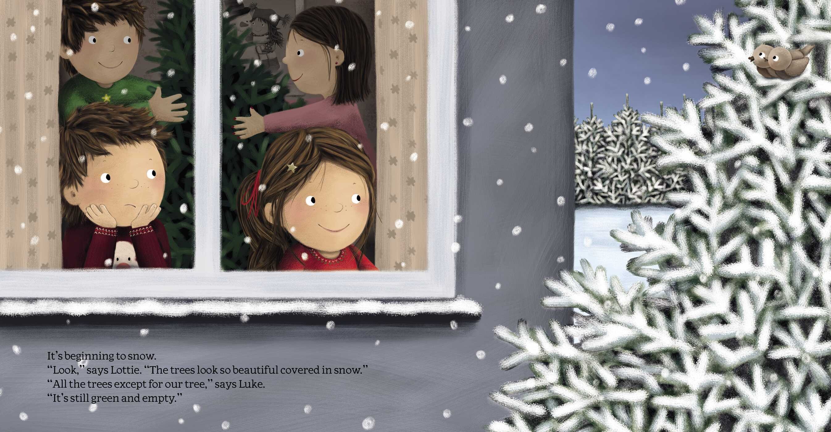 Luke and Lottie. It's Christmas!