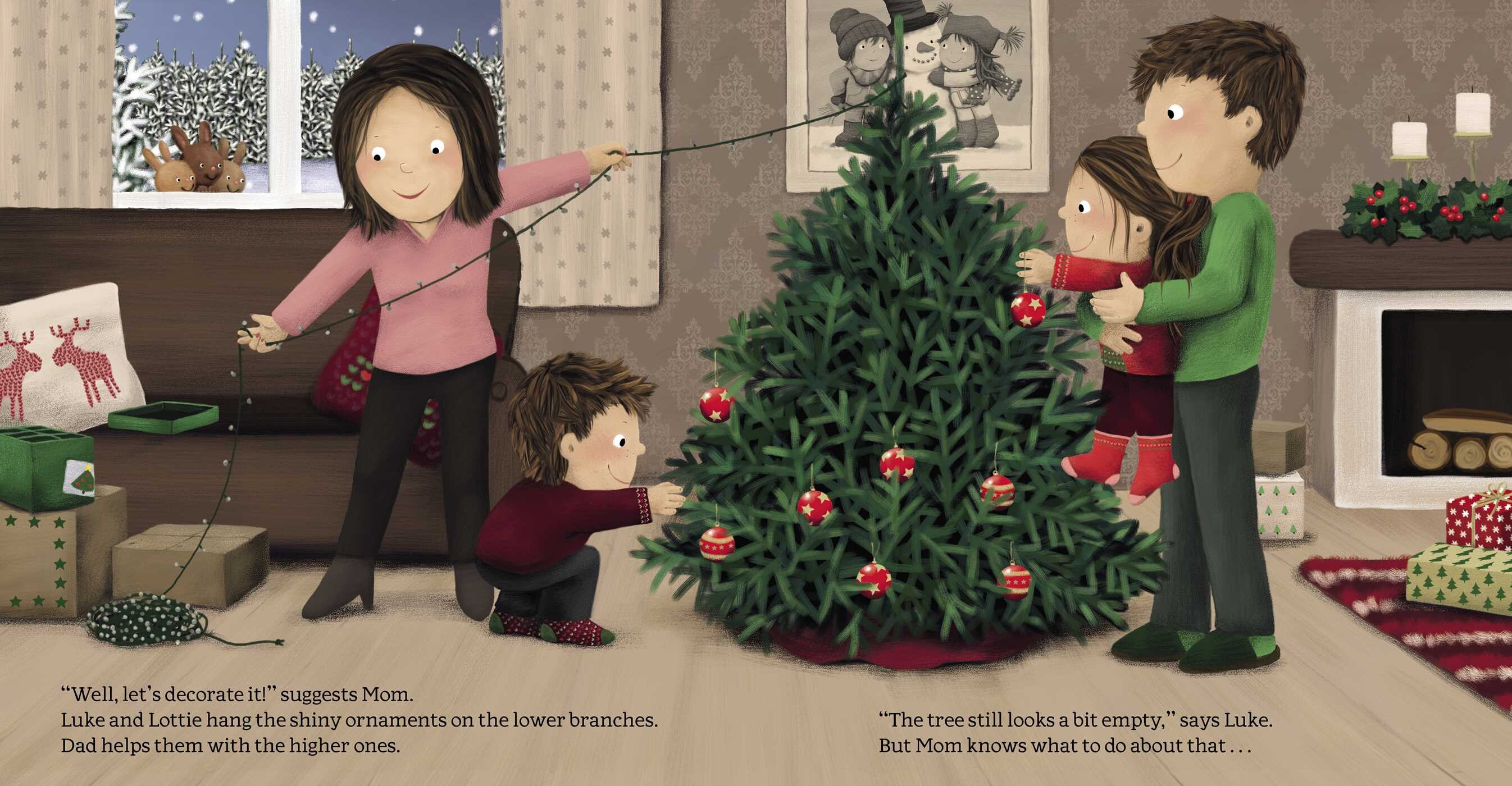 Luke and Lottie. It's Christmas!
