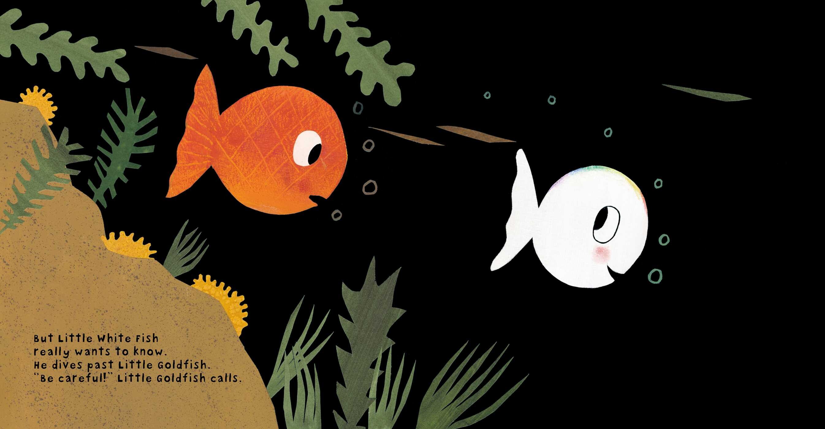 Little White Fish Deep Beneath the Sea