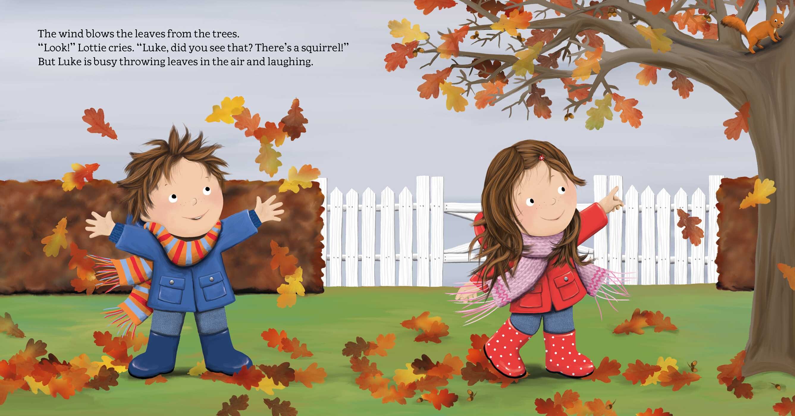 Luke and Lottie. Fall Is Here!