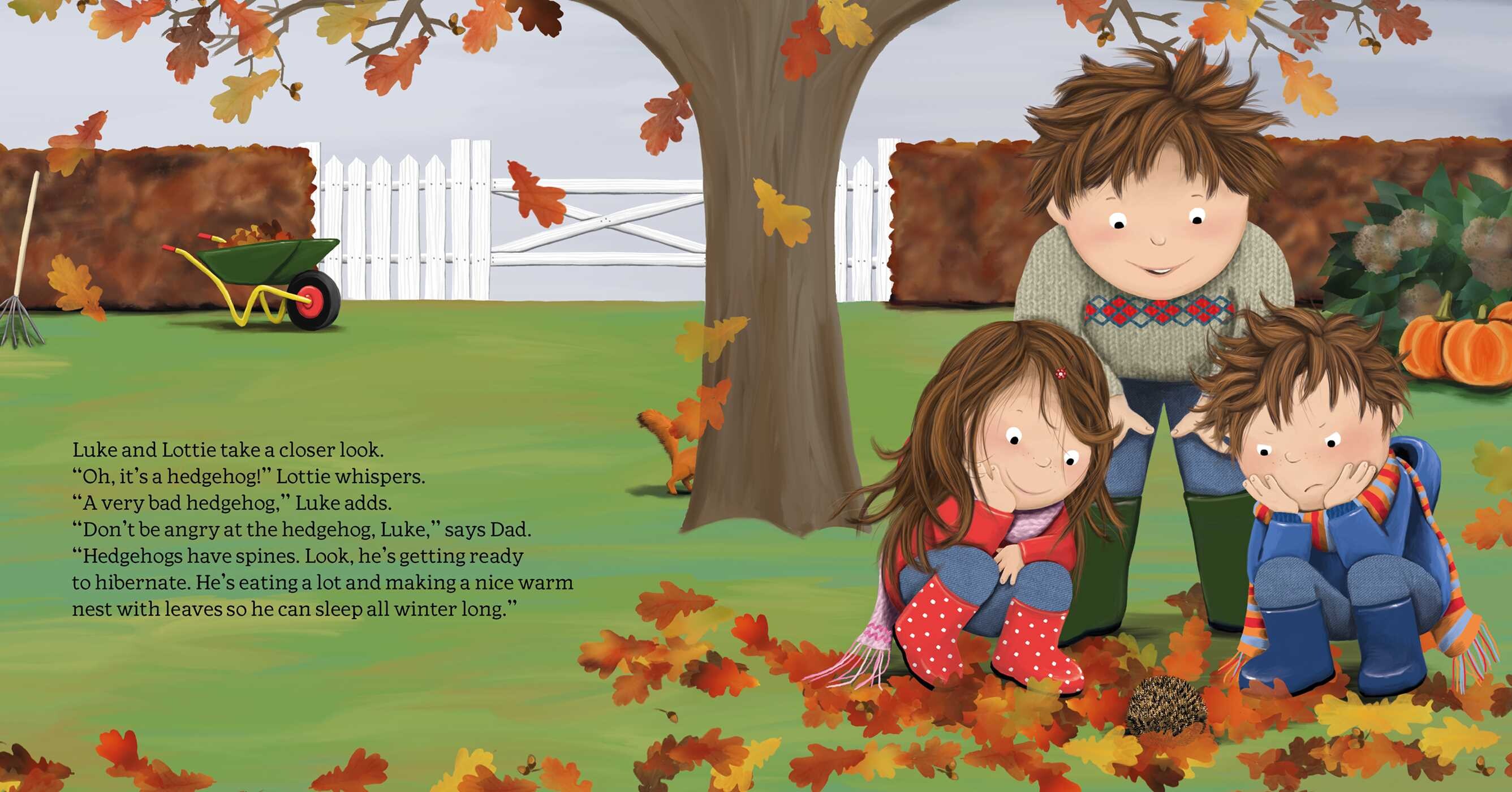 Luke and Lottie. Fall Is Here!