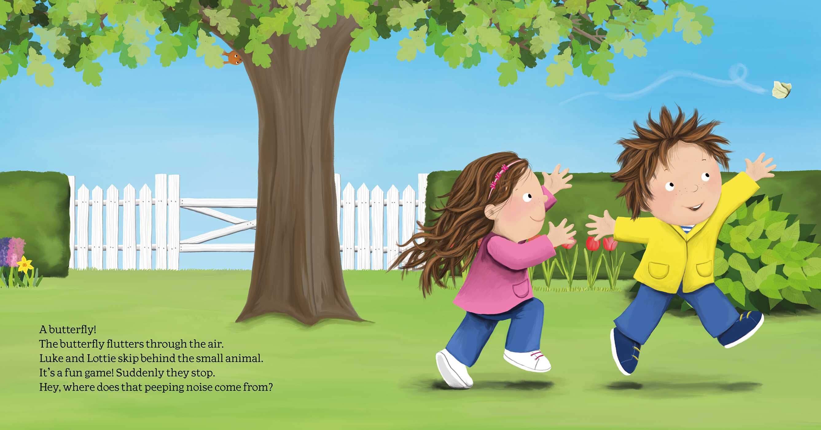 Luke and Lottie. Spring Is Here!