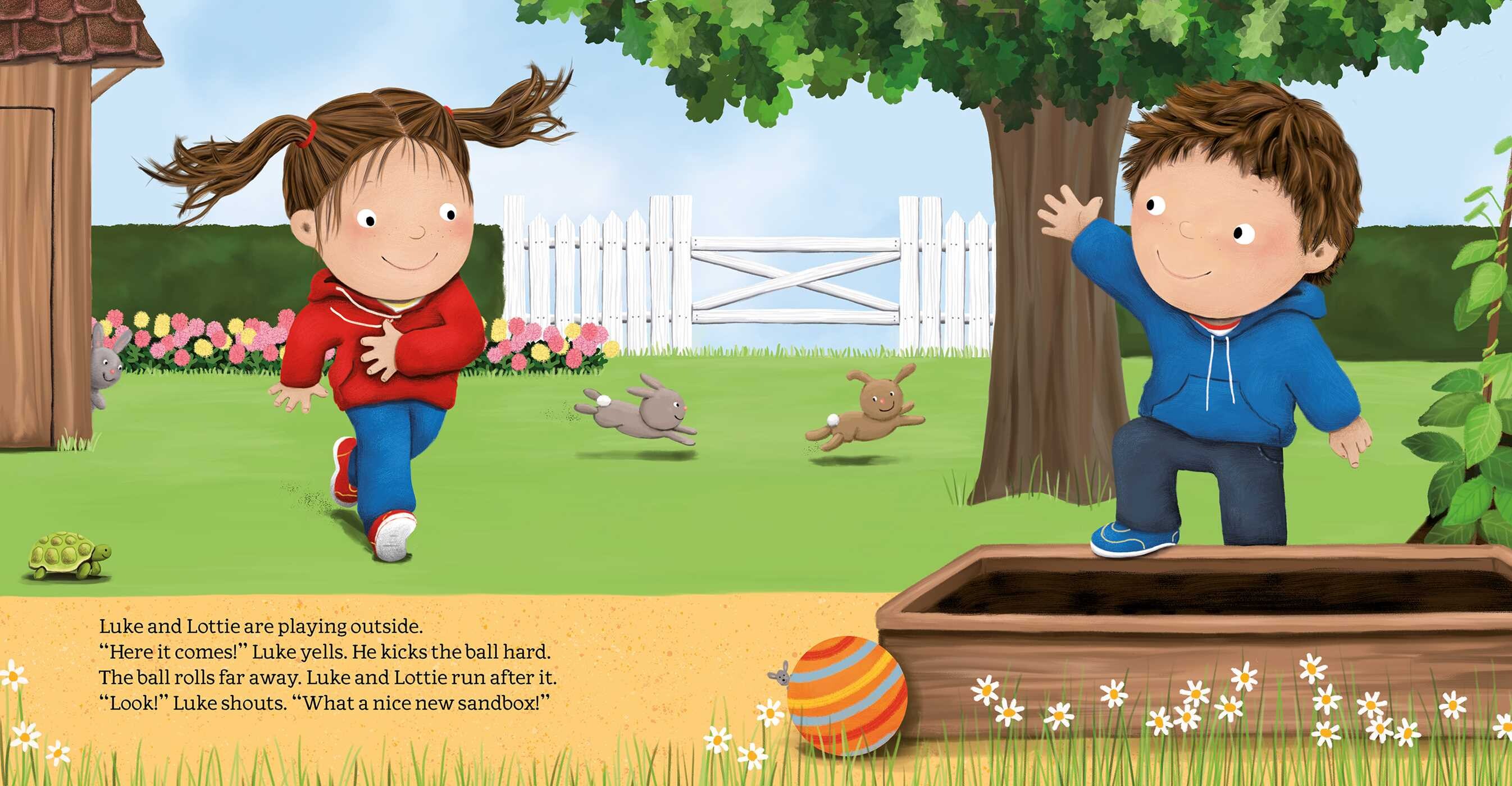 Luke and Lottie and Their Vegetable Garden