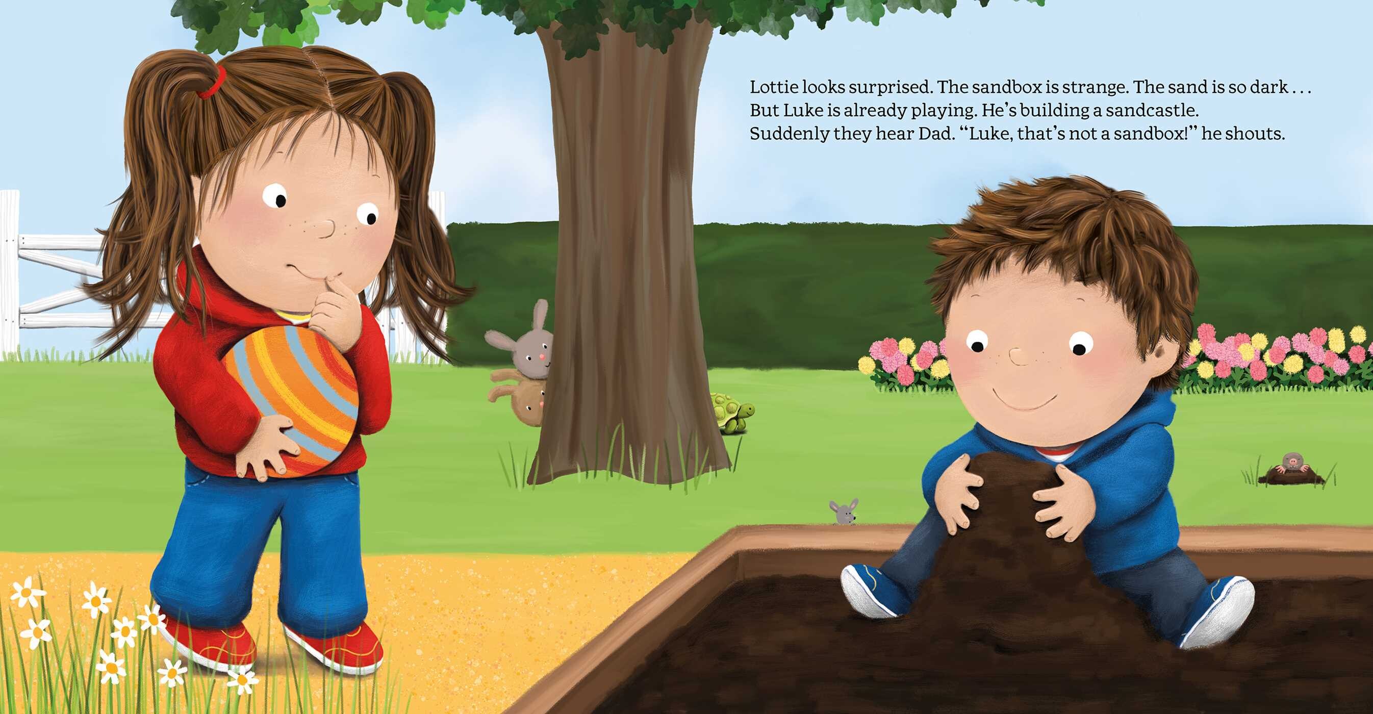 Luke and Lottie and Their Vegetable Garden