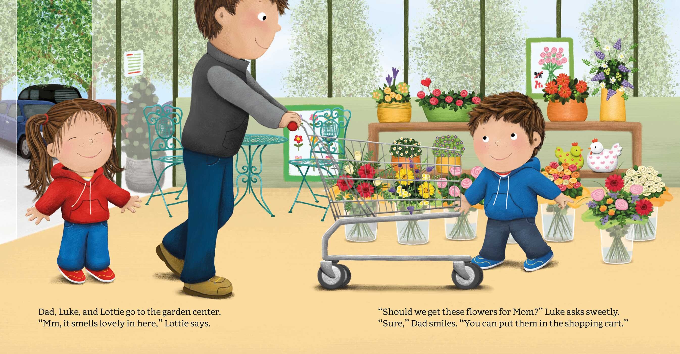 Luke and Lottie and Their Vegetable Garden