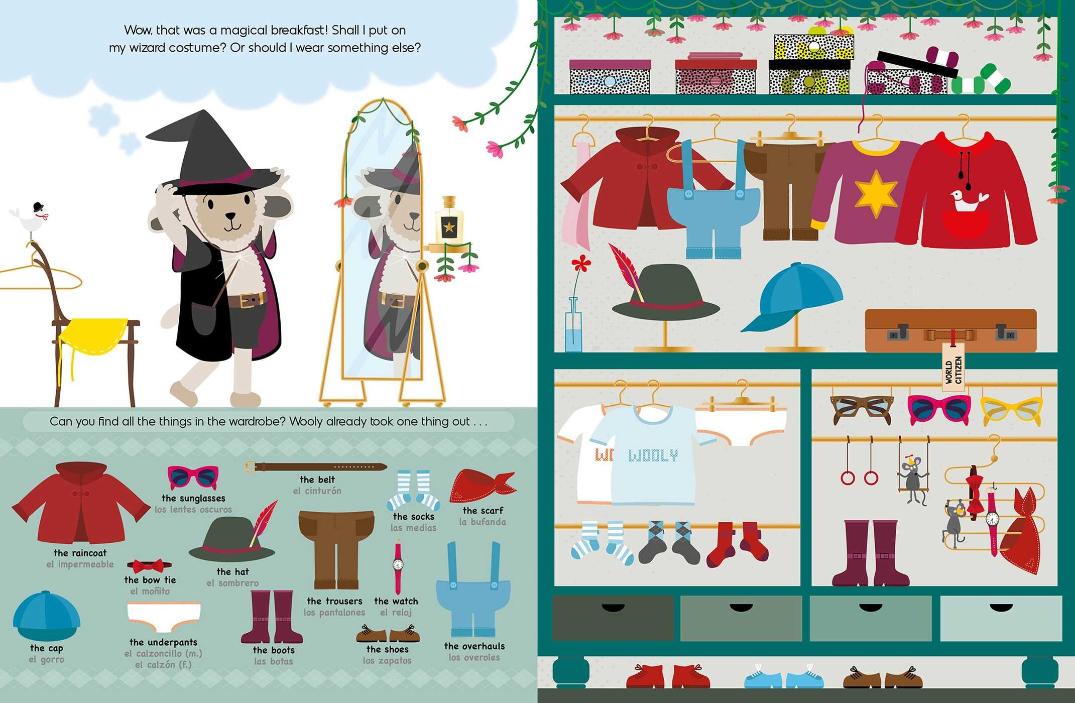 Wooly Learns Spanish. Search at Home | Book by Mieke Goethals ...