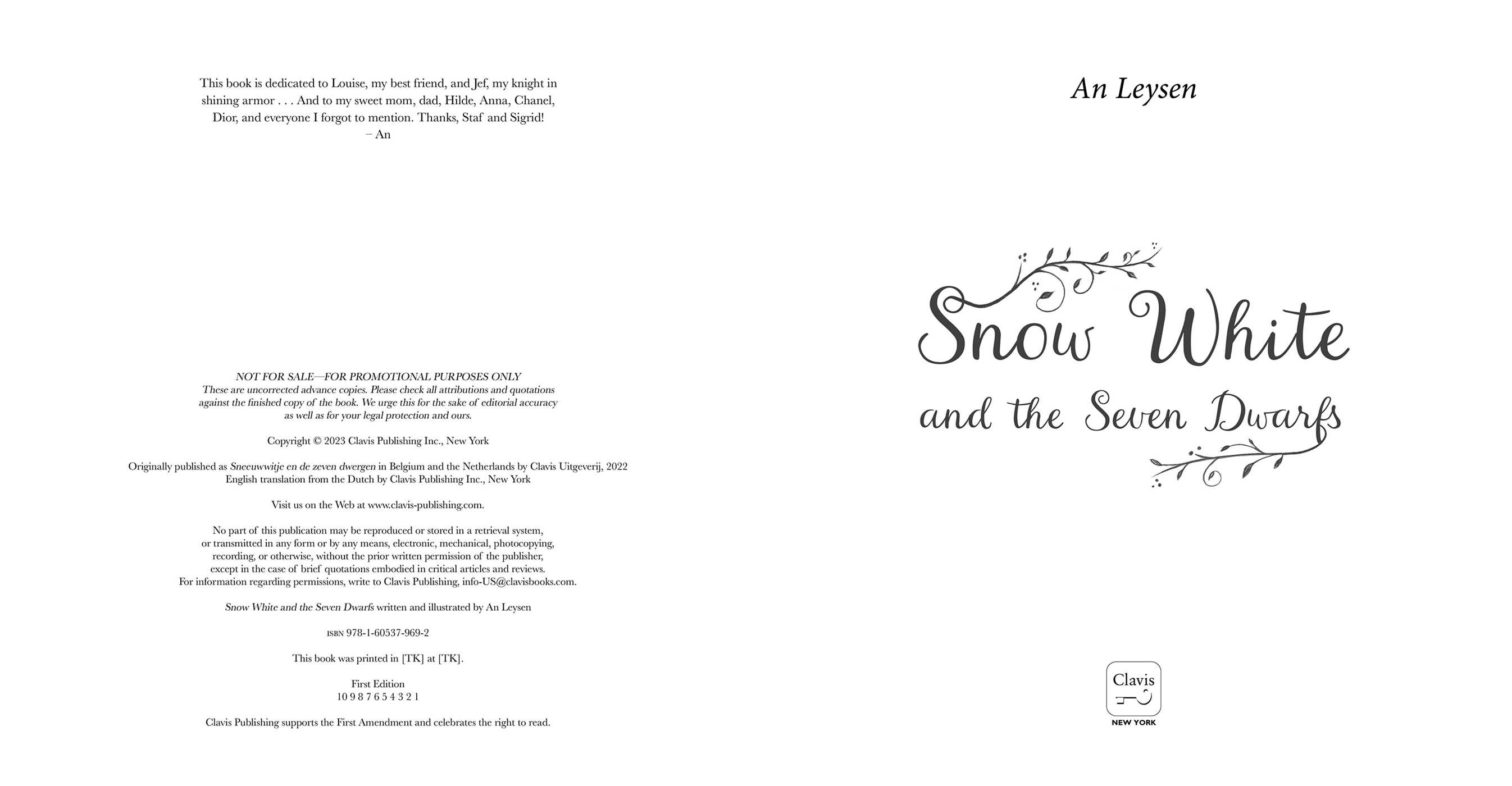 Snow White and the Seven Dwarfs | Book by An Leysen | Official ...