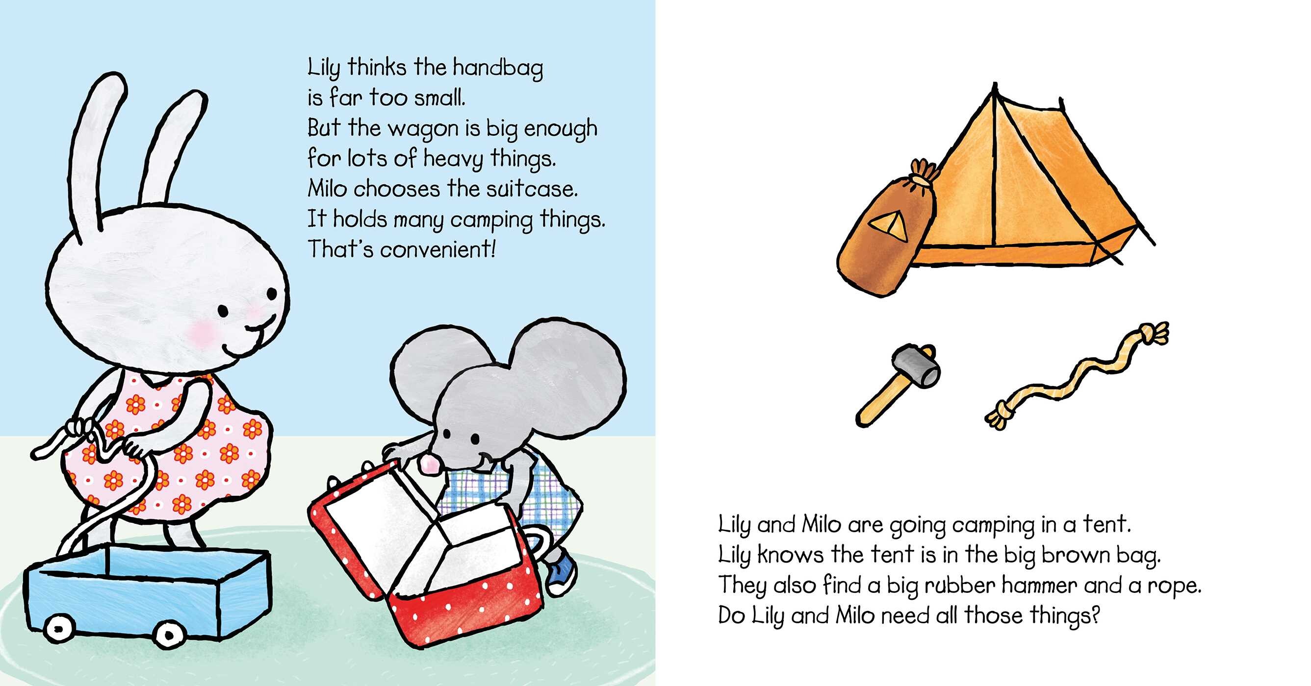 Camping with Lily and Milo