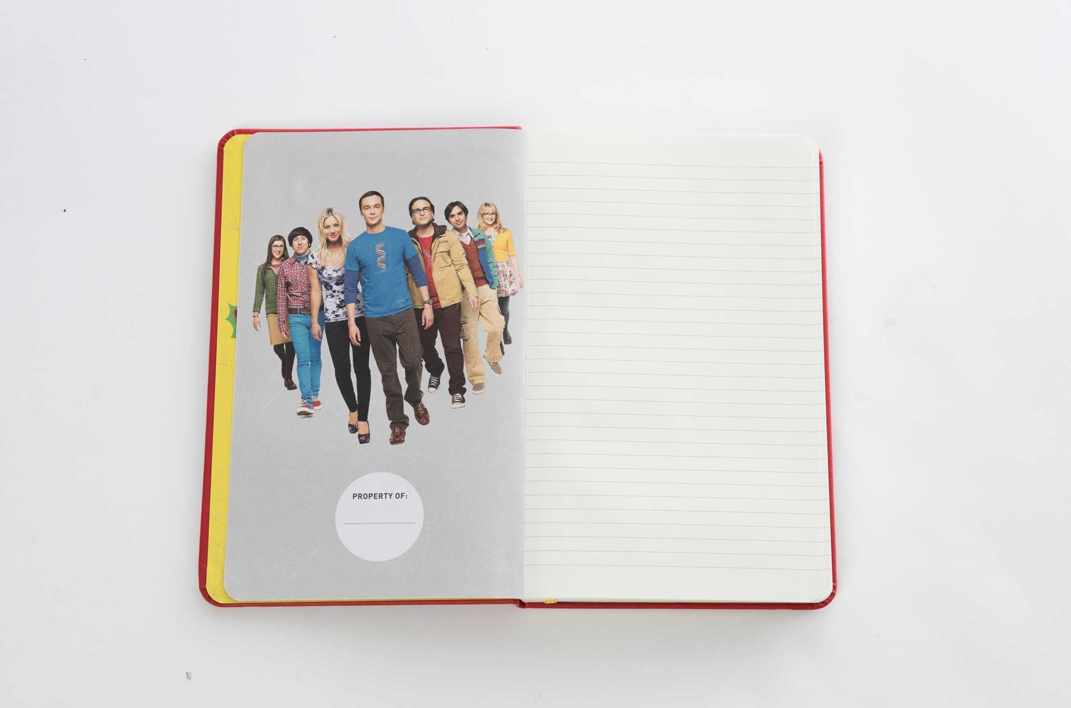 Big Bang Theory Hardcover Ruled Journal