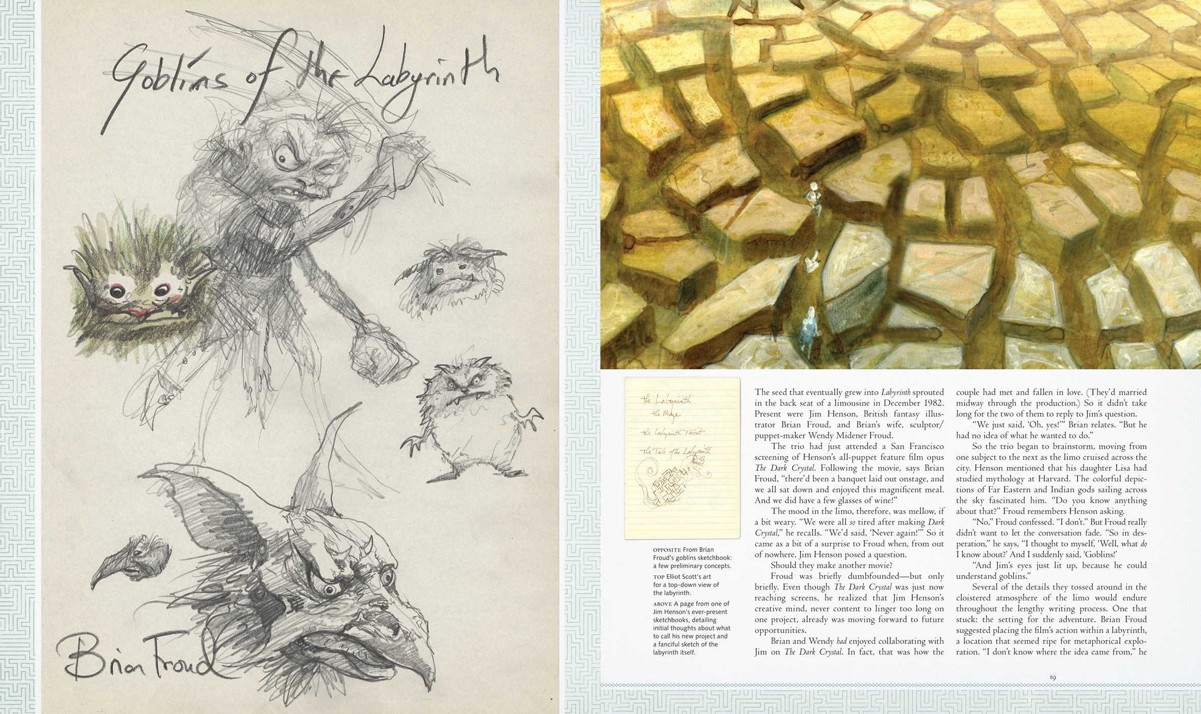 Labyrinth Book by Paula M Block, Terry J Erdmann, Toby Froud, Brian