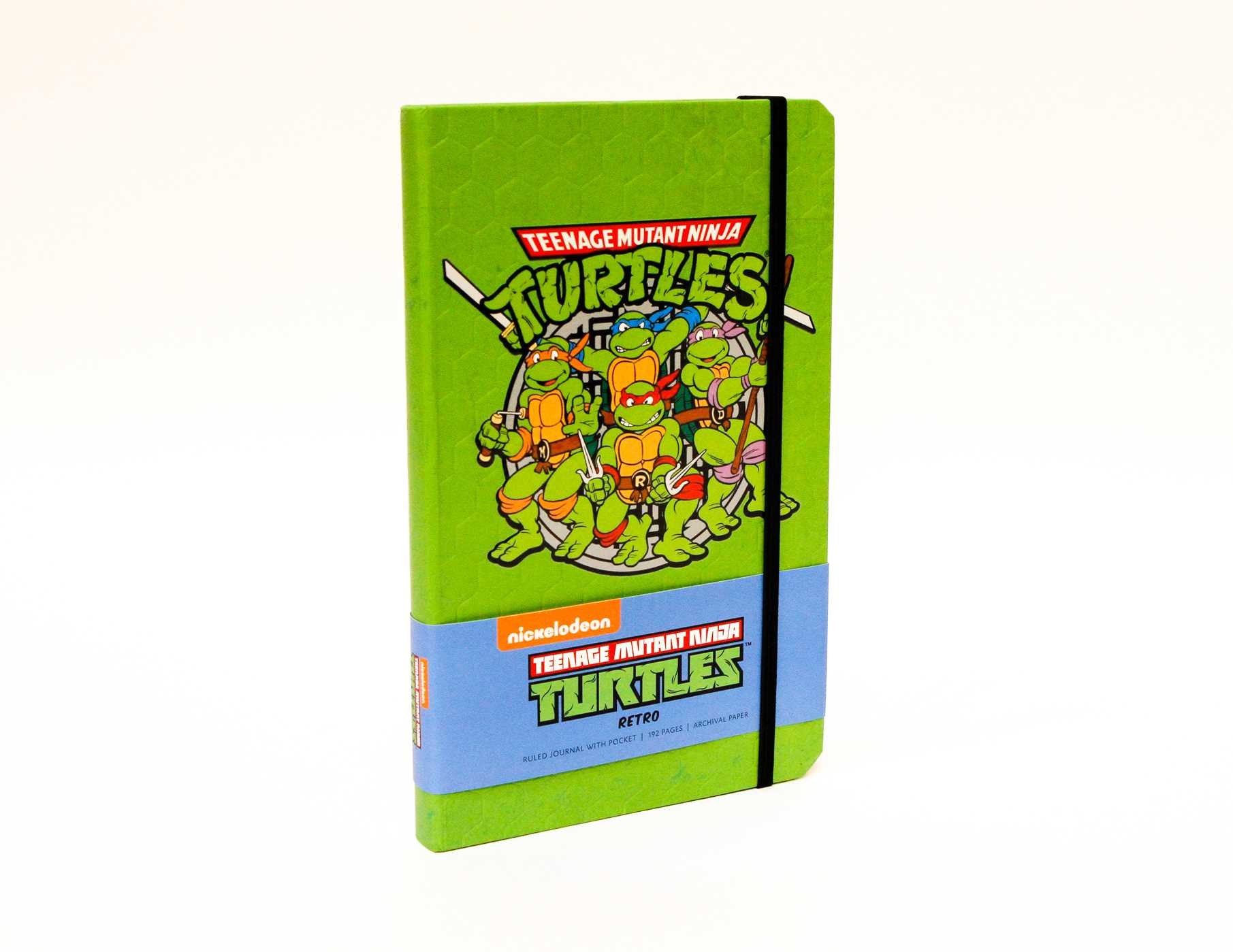 Teenage Mutant Ninja Turtles Retro Hardcover Ruled Journal