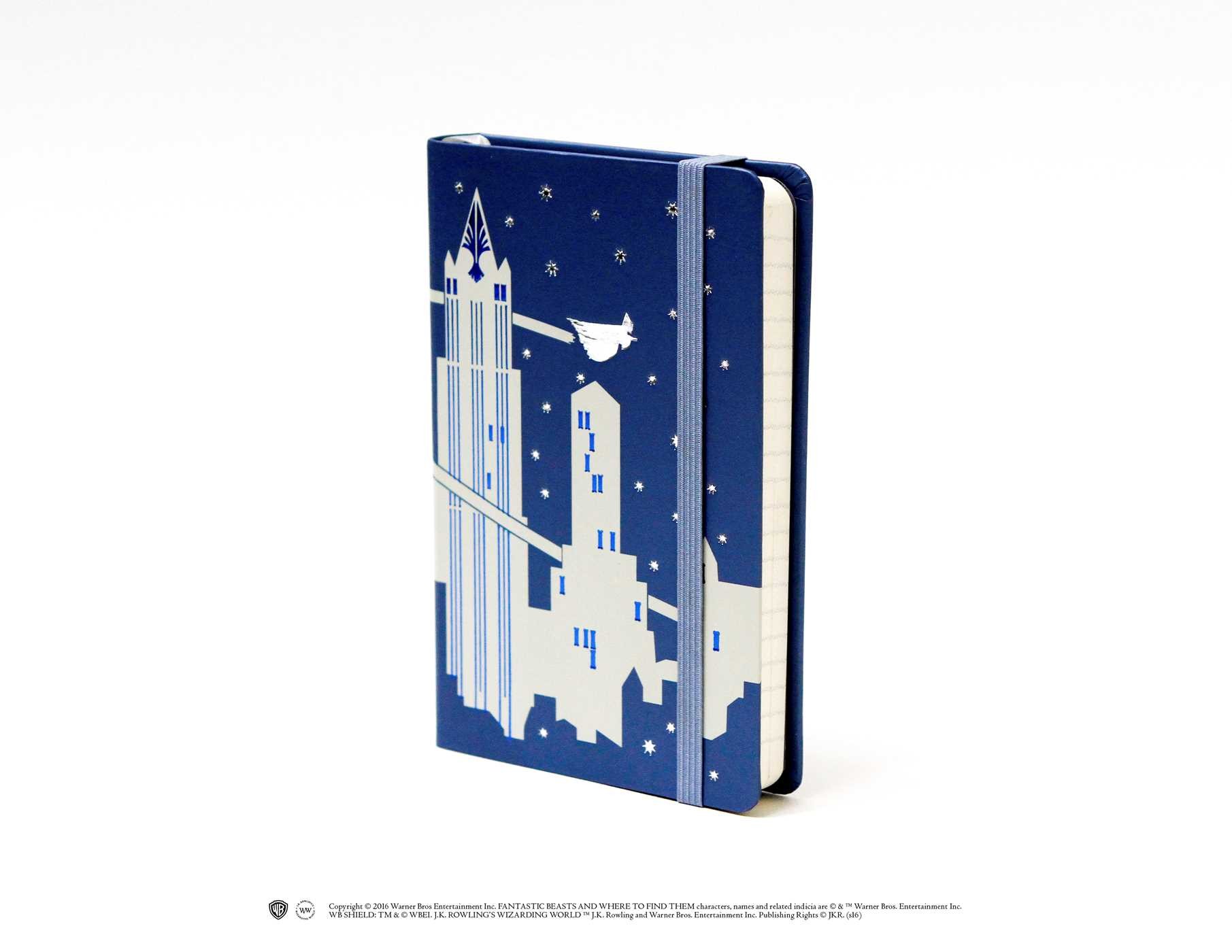 Fantastic Beasts and Where to Find Them: City Skyline Hardcover Ruled Notebook