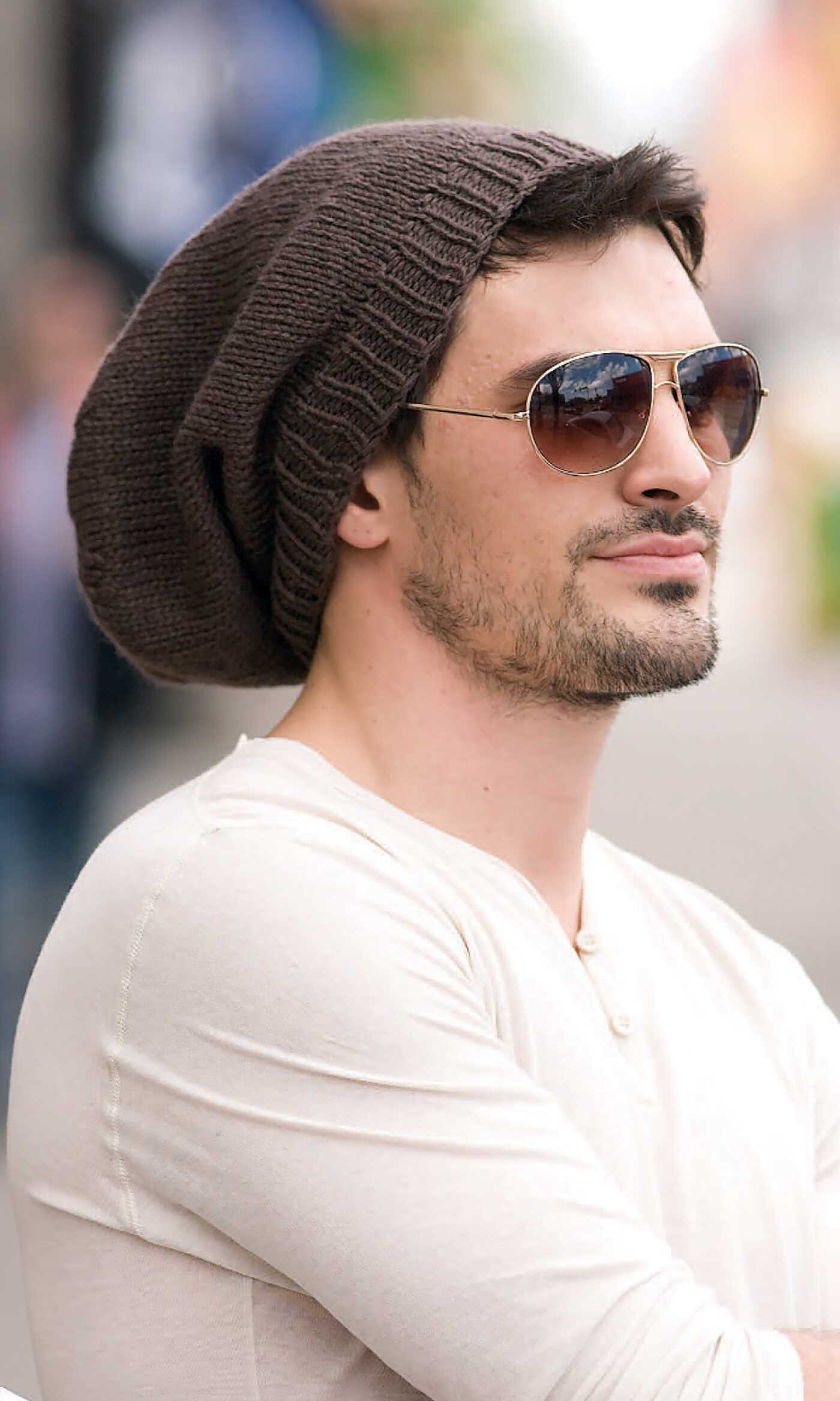 Knit Celebrity Slouchy Beanies for the Family