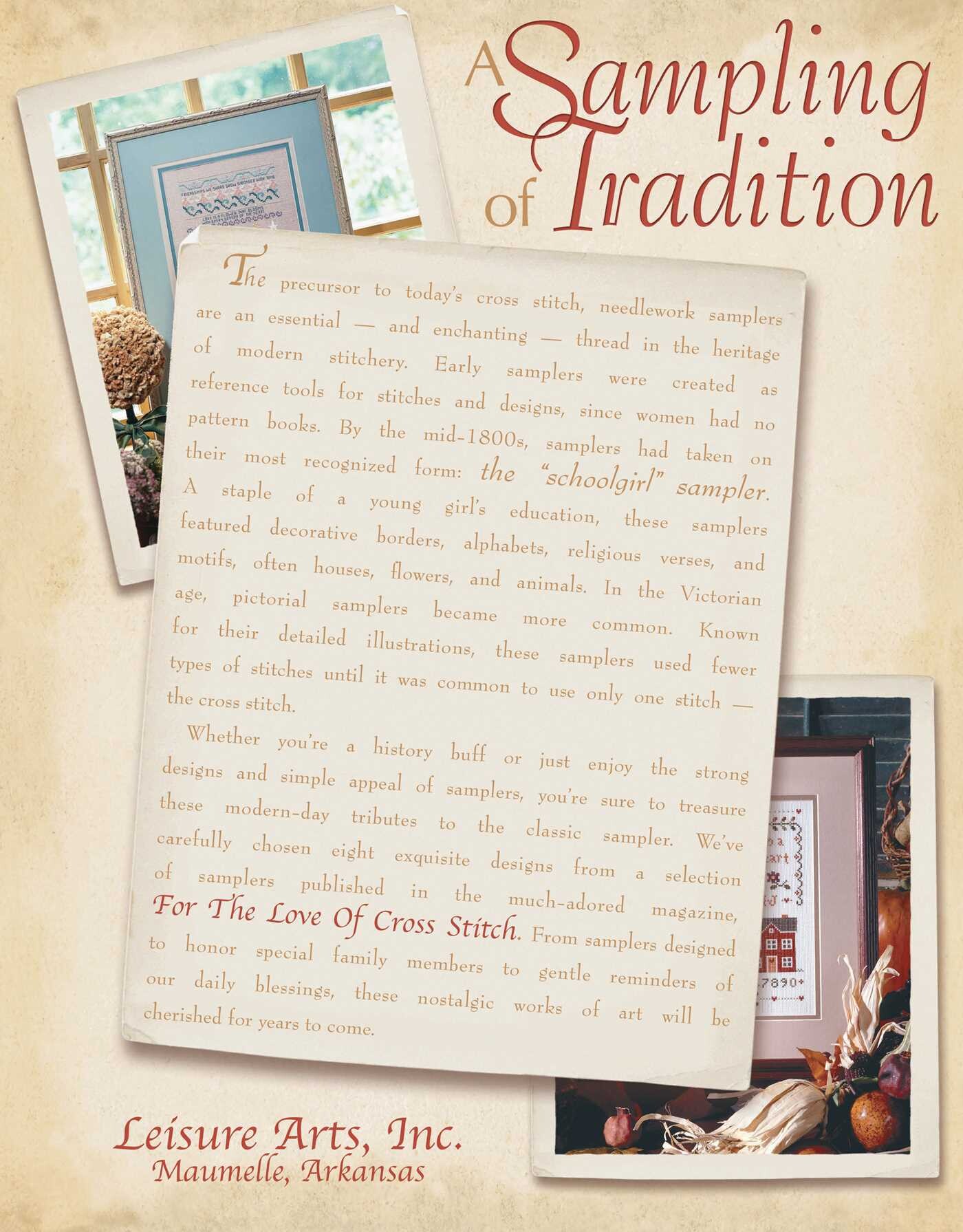 Sampling of Tradition Cross Stitch