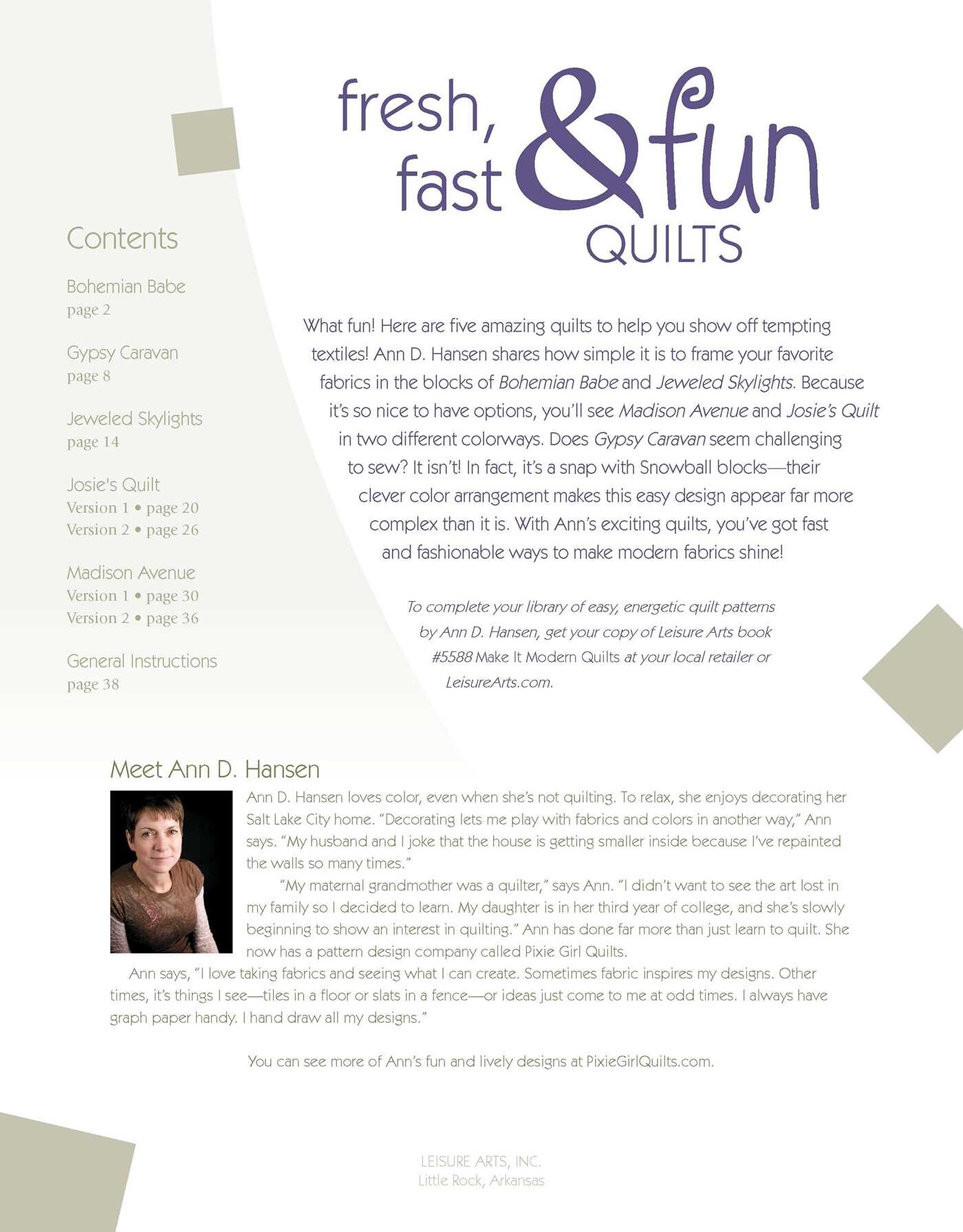 Fresh, Fast & Fun Quilts