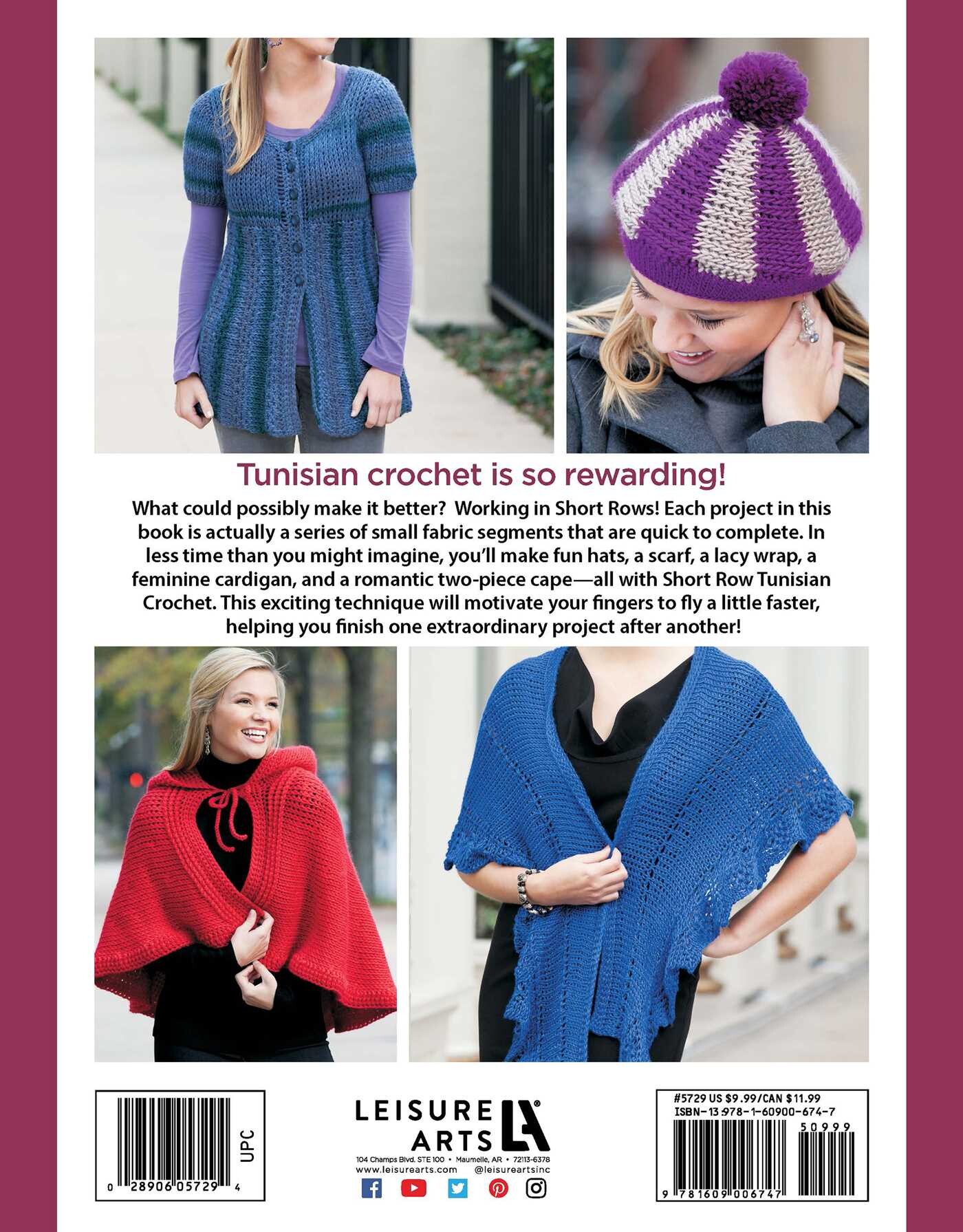 Short Row Tunisian Stitch Crochet