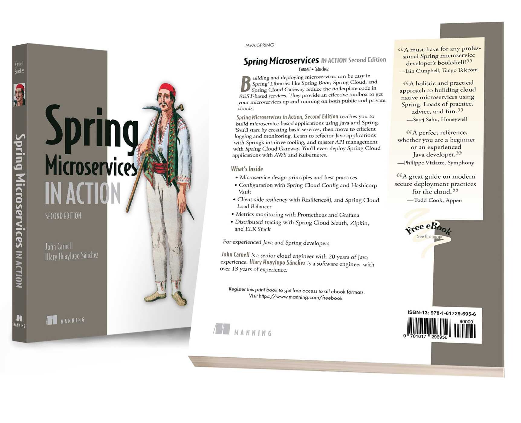Spring Microservices in Action, Second Edition