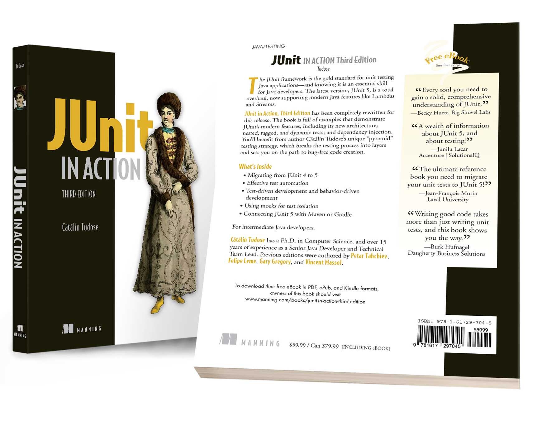 JUnit in Action, Third Edition