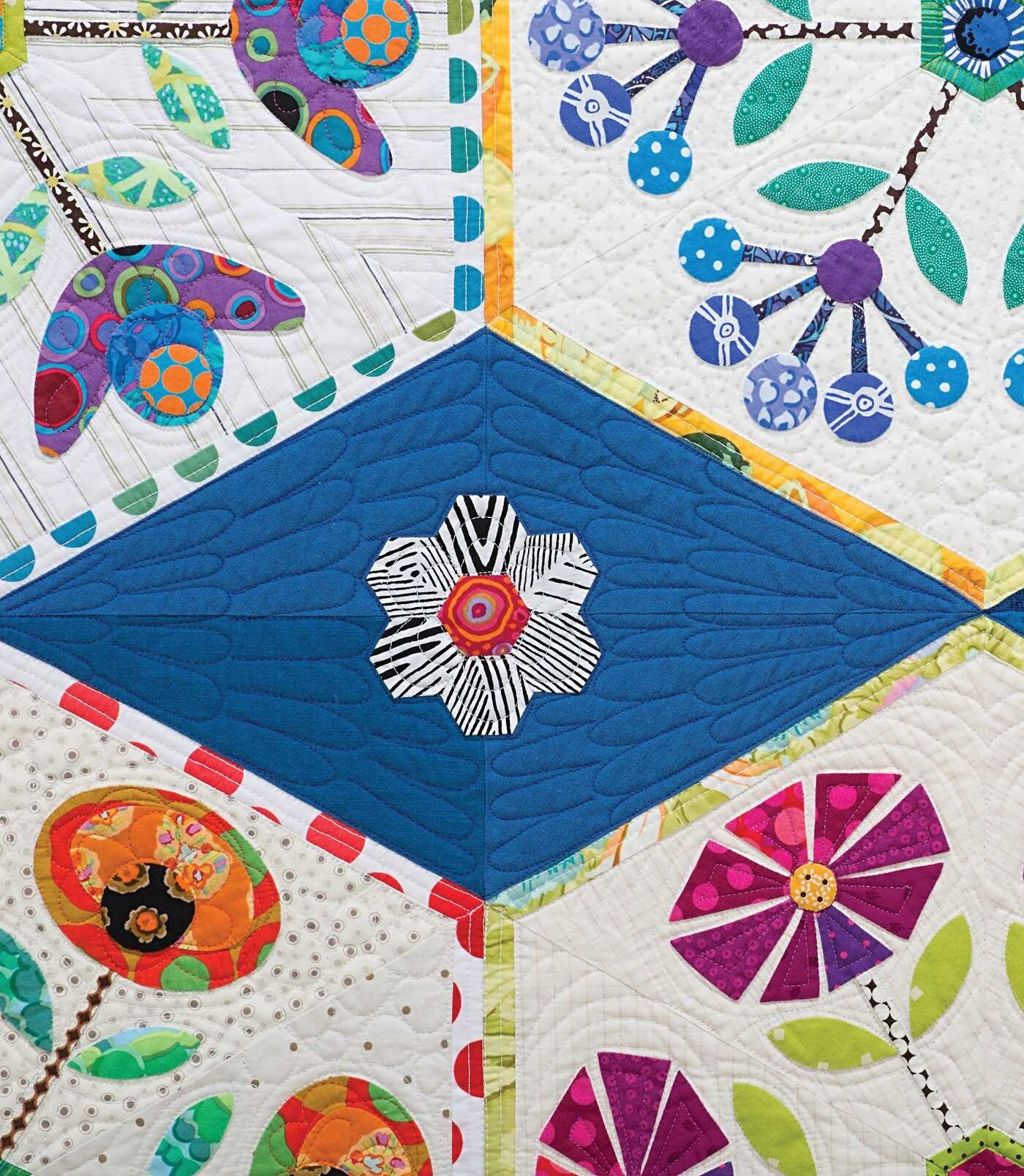 Hexie Garden Quilt