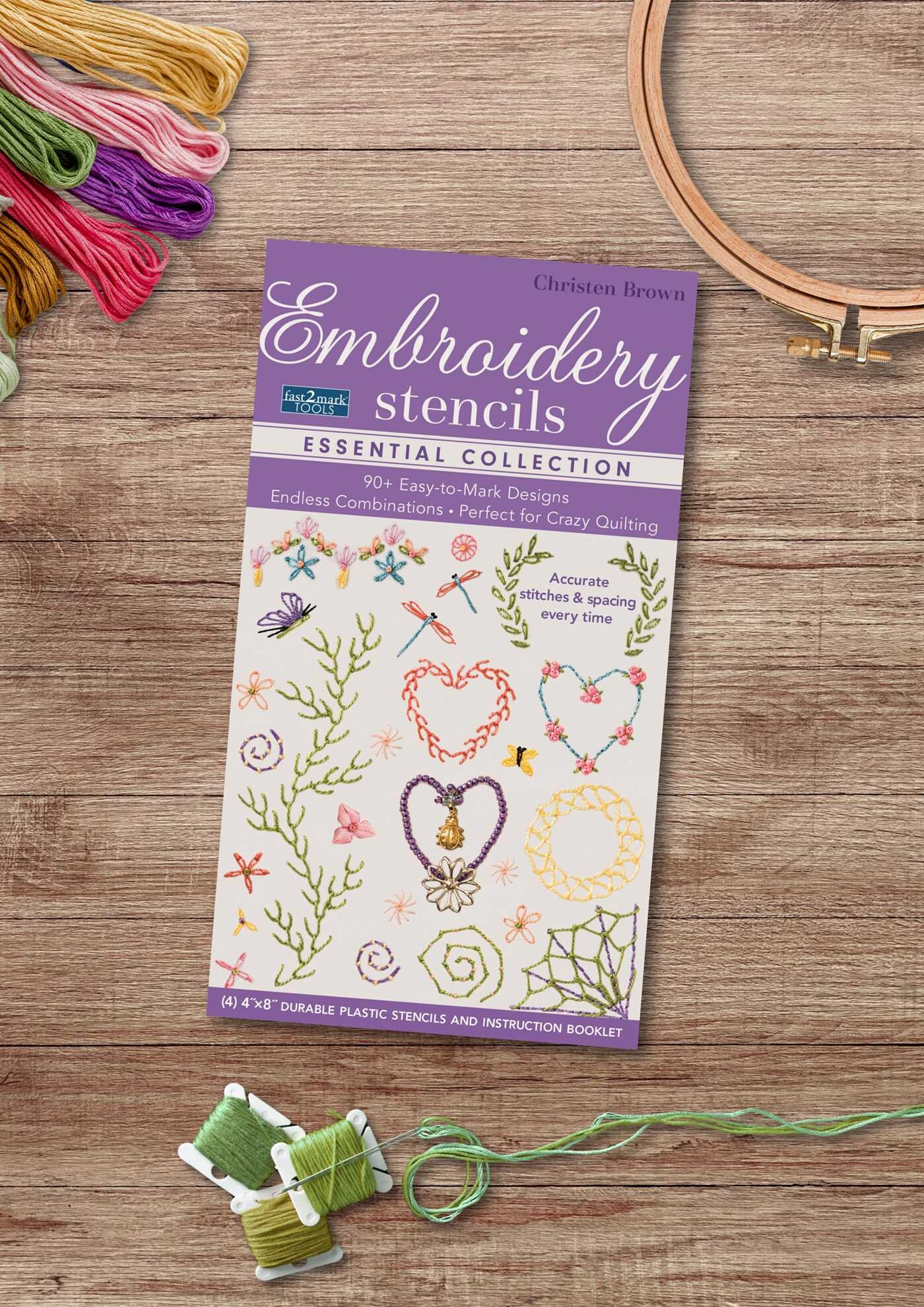Embroidery Stencils Essential Collection