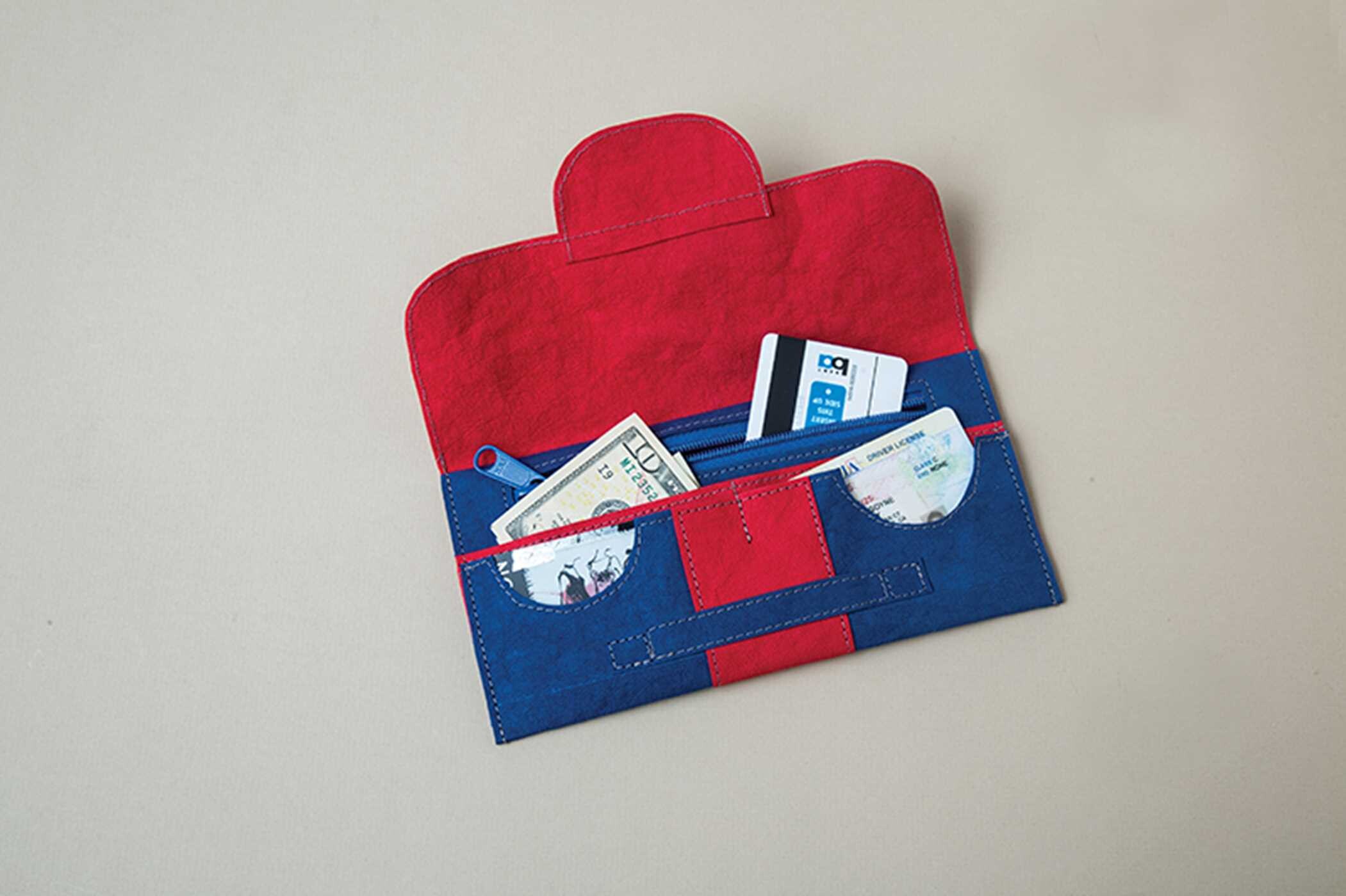 kraft-tex Roll Crimson Hand-Dyed & Prewashed