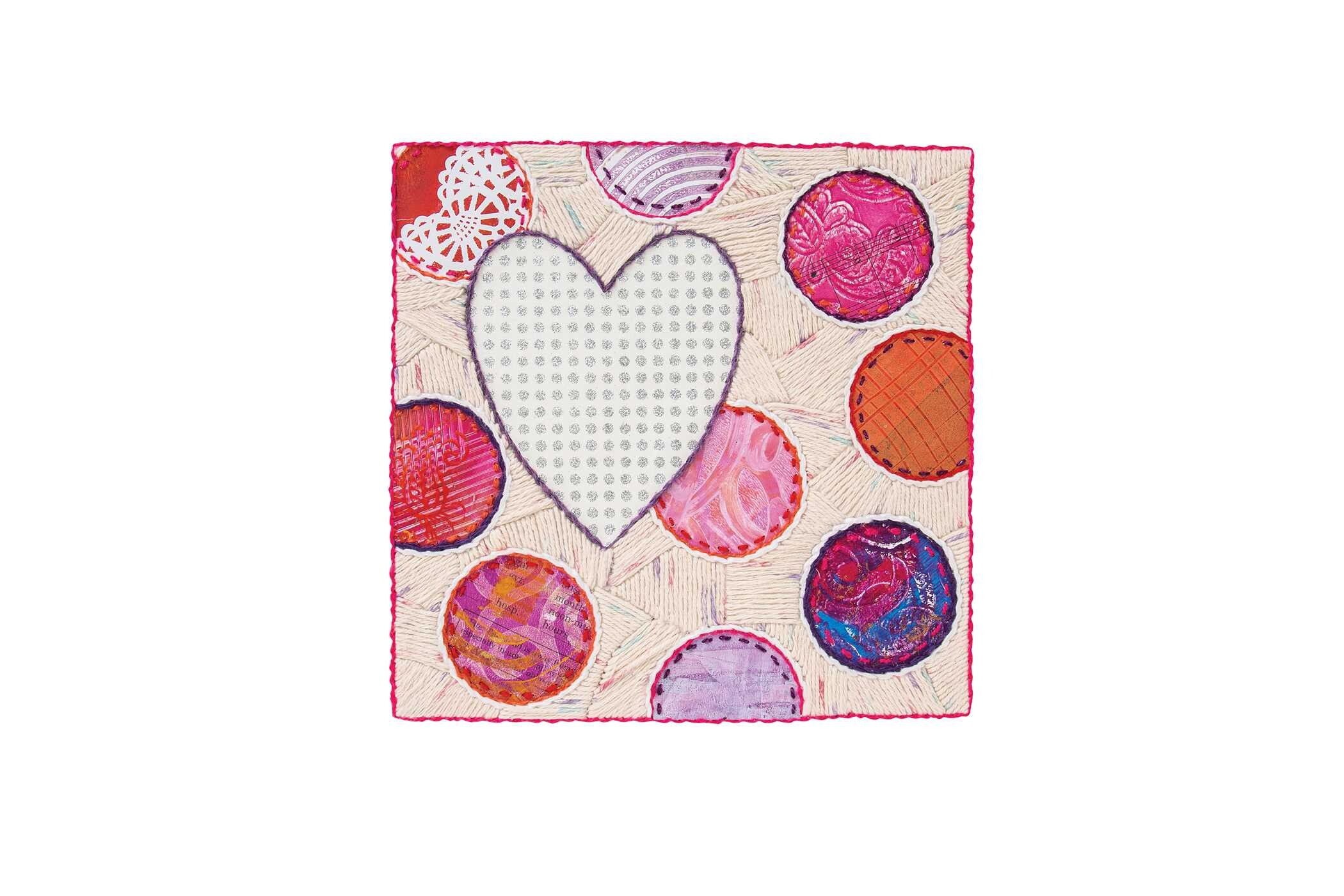 Artful Embroidery on Canvas