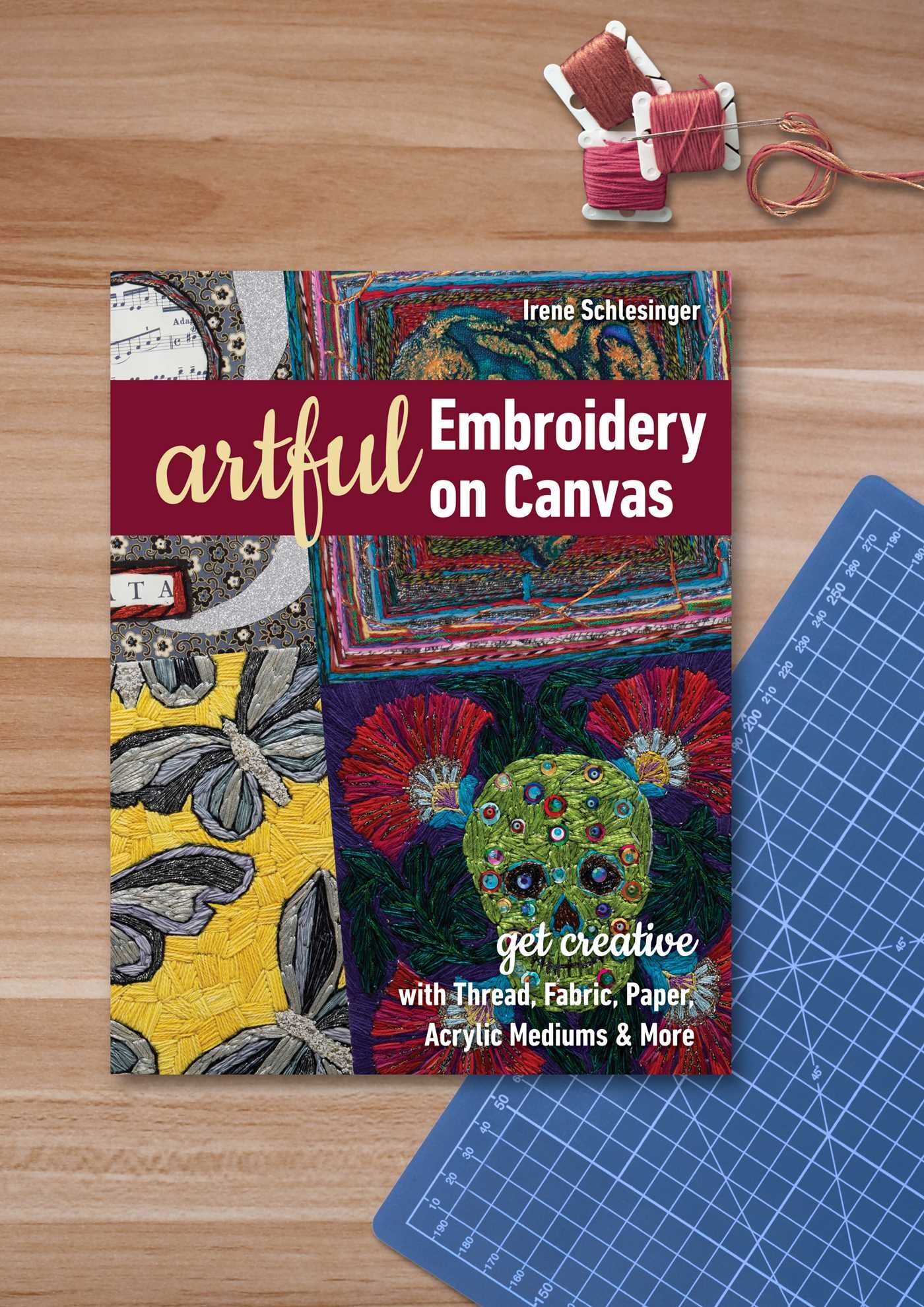 Artful Embroidery on Canvas