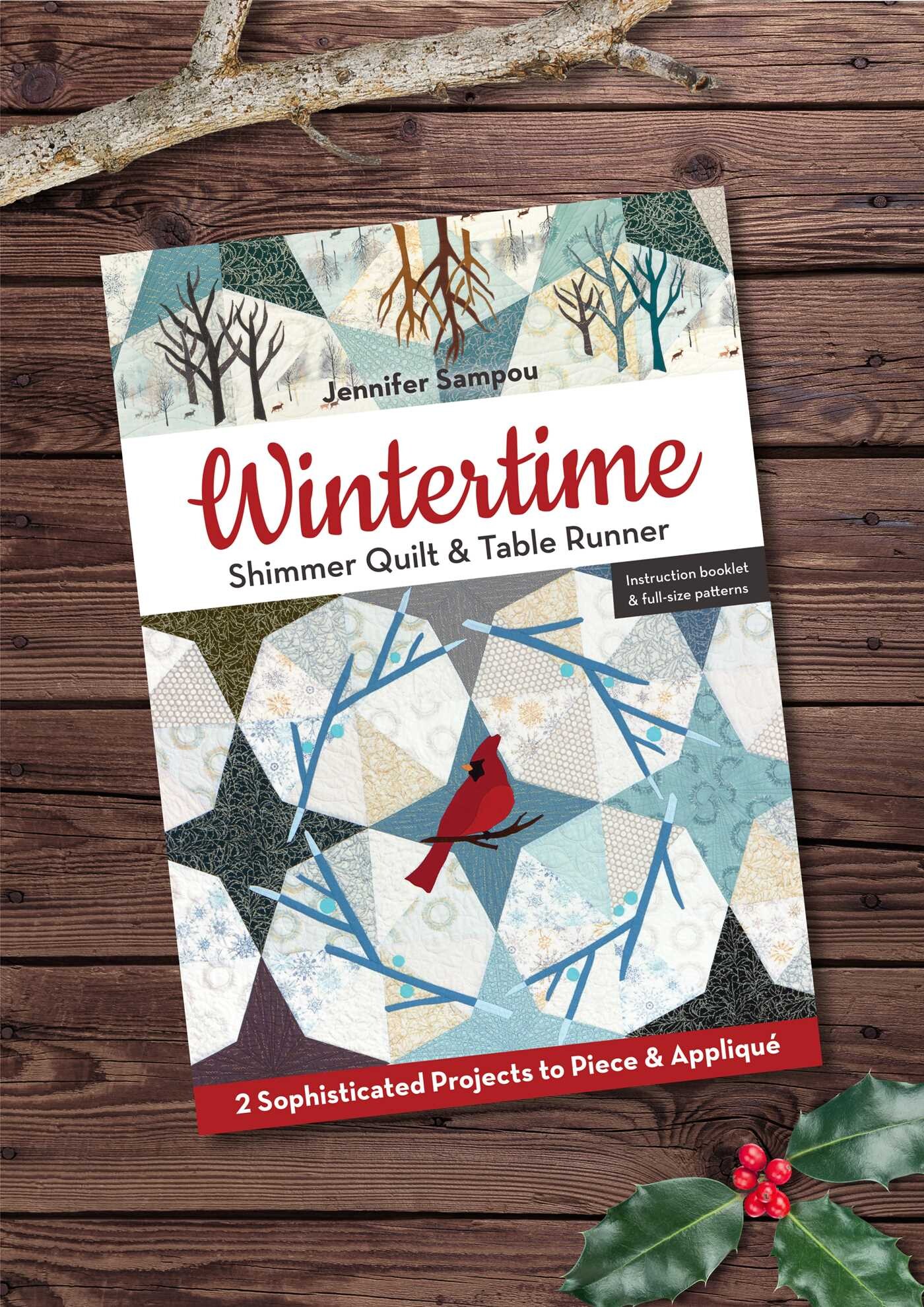 Wintertime Shimmer Quilt & Table Runner