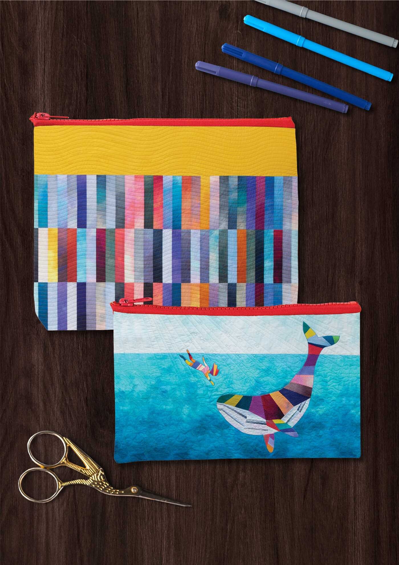 Whale and I Eco Pouch Set