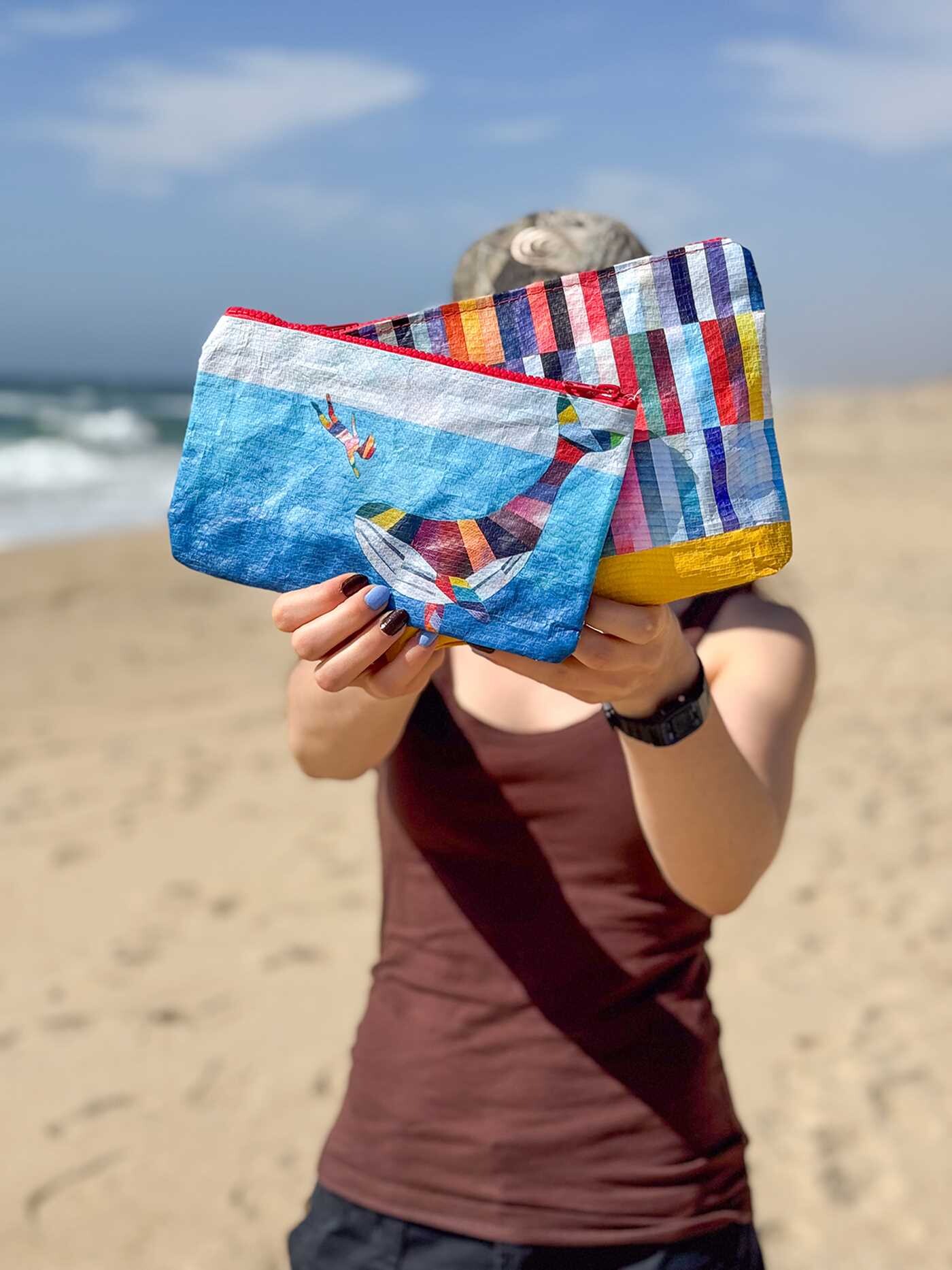 Whale and I Eco Pouch Set