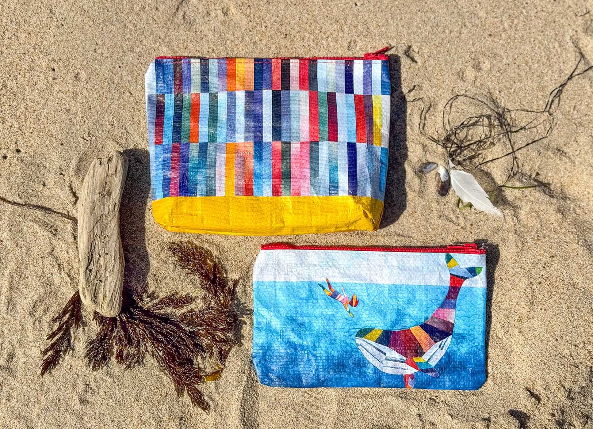 Whale and I Eco Pouch Set