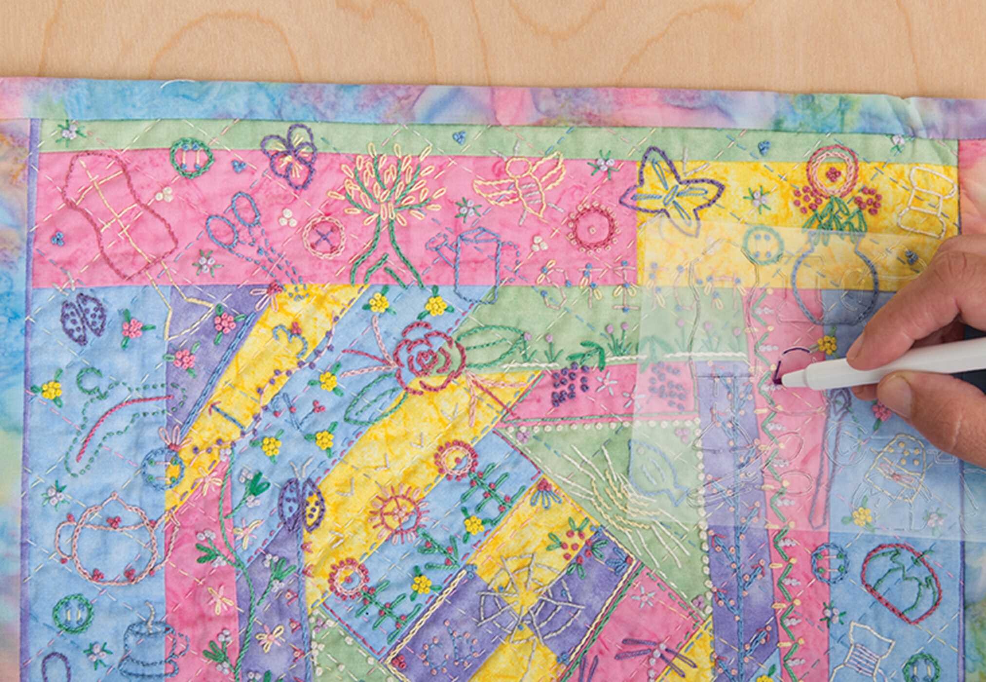 Embroidery Stencils Darling Motif Collection