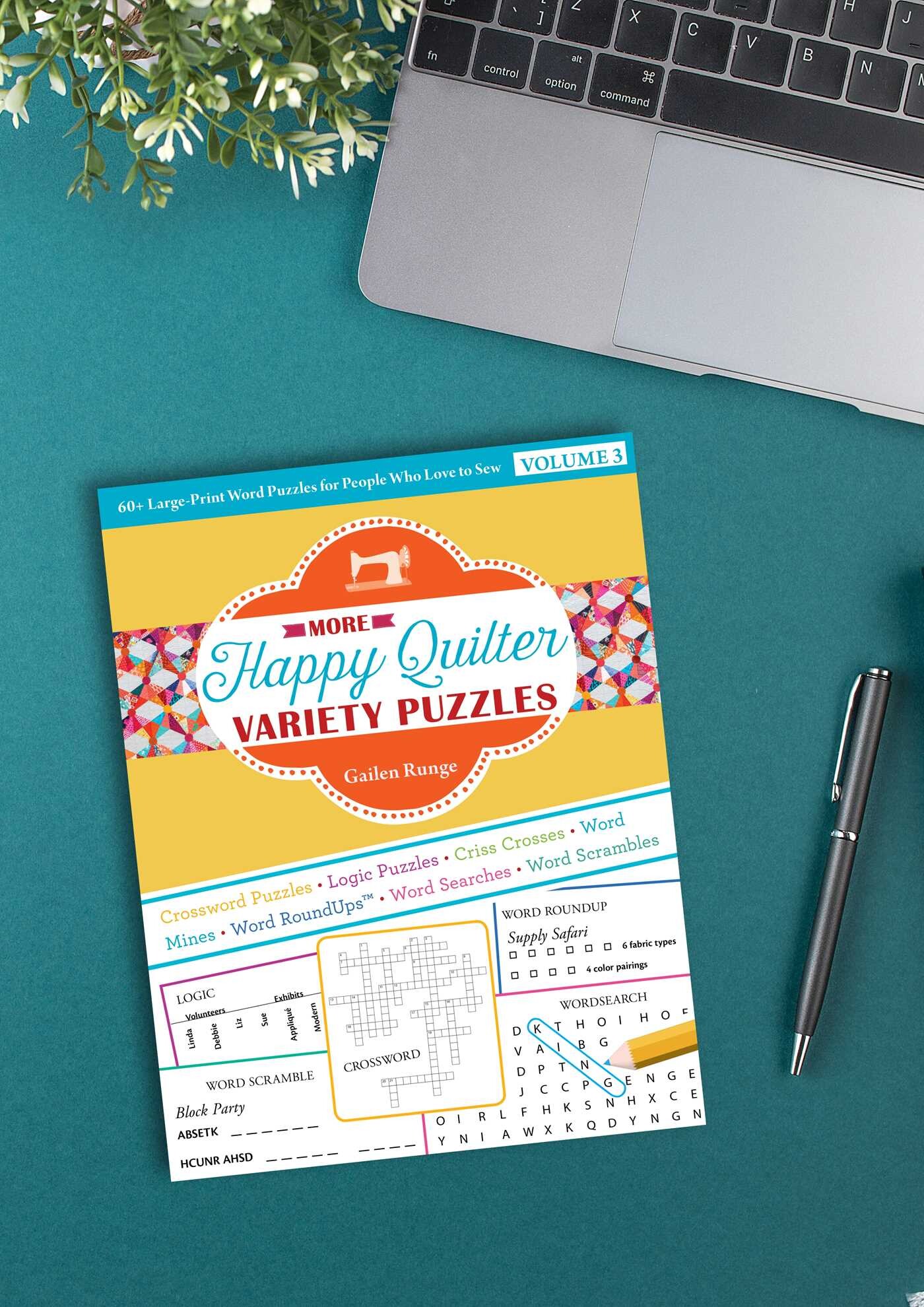More Happy Quilter Variety Puzzles—Volume 3
