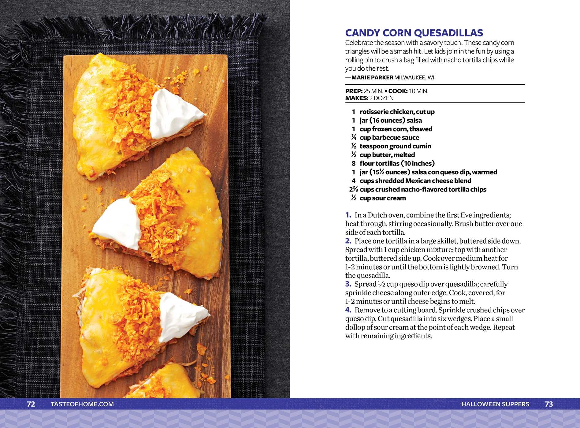 Taste of Home Halloween Mini Binder