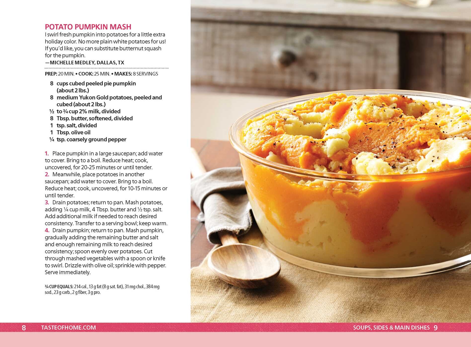 Taste of Home Pumpkin Mini Binder