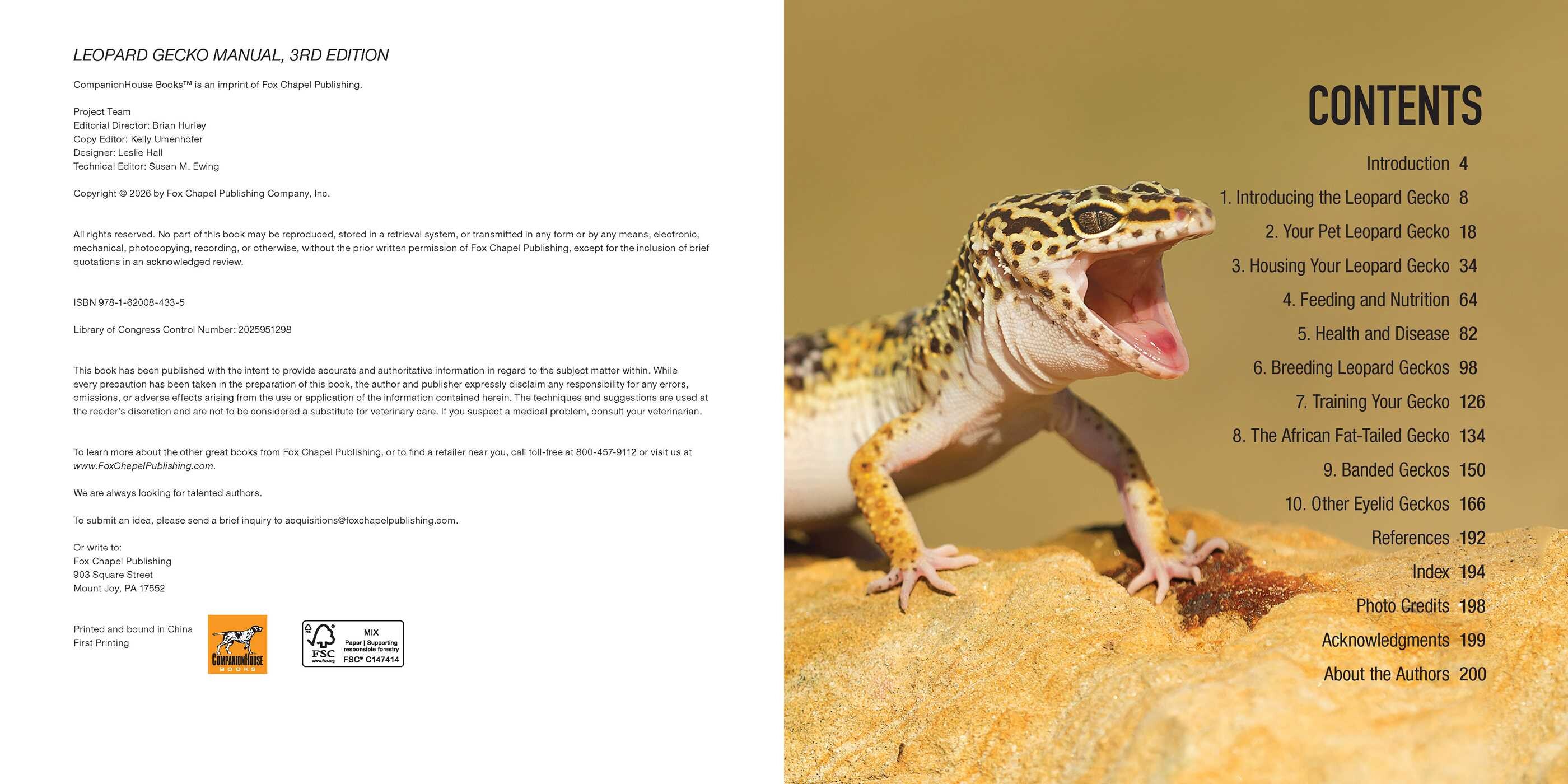 Leopard Gecko Manual, 3rd Edition