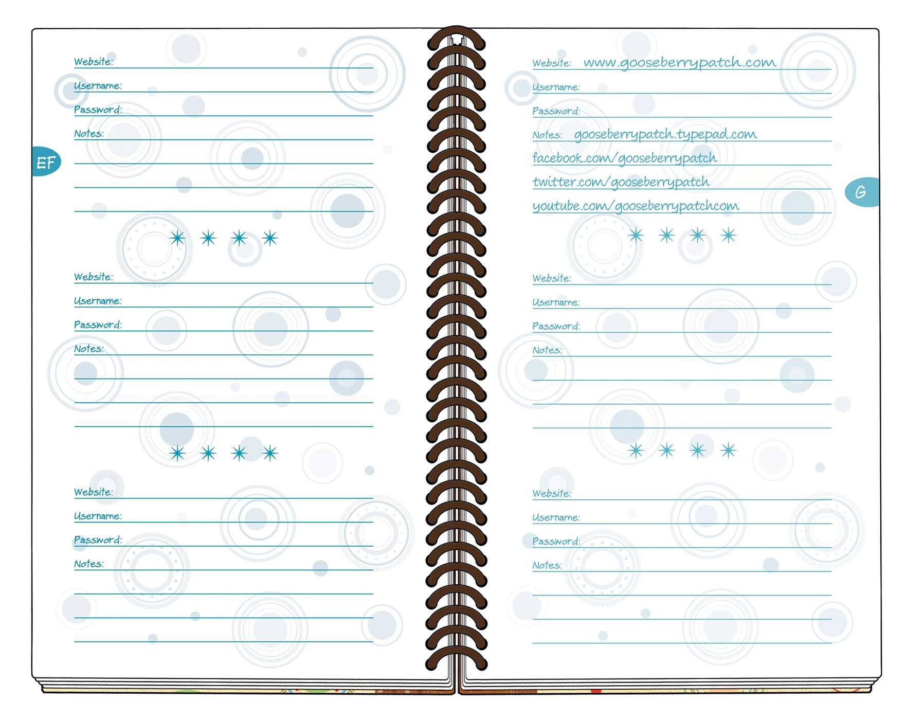 STRIPES ONLINE ORGANIZER