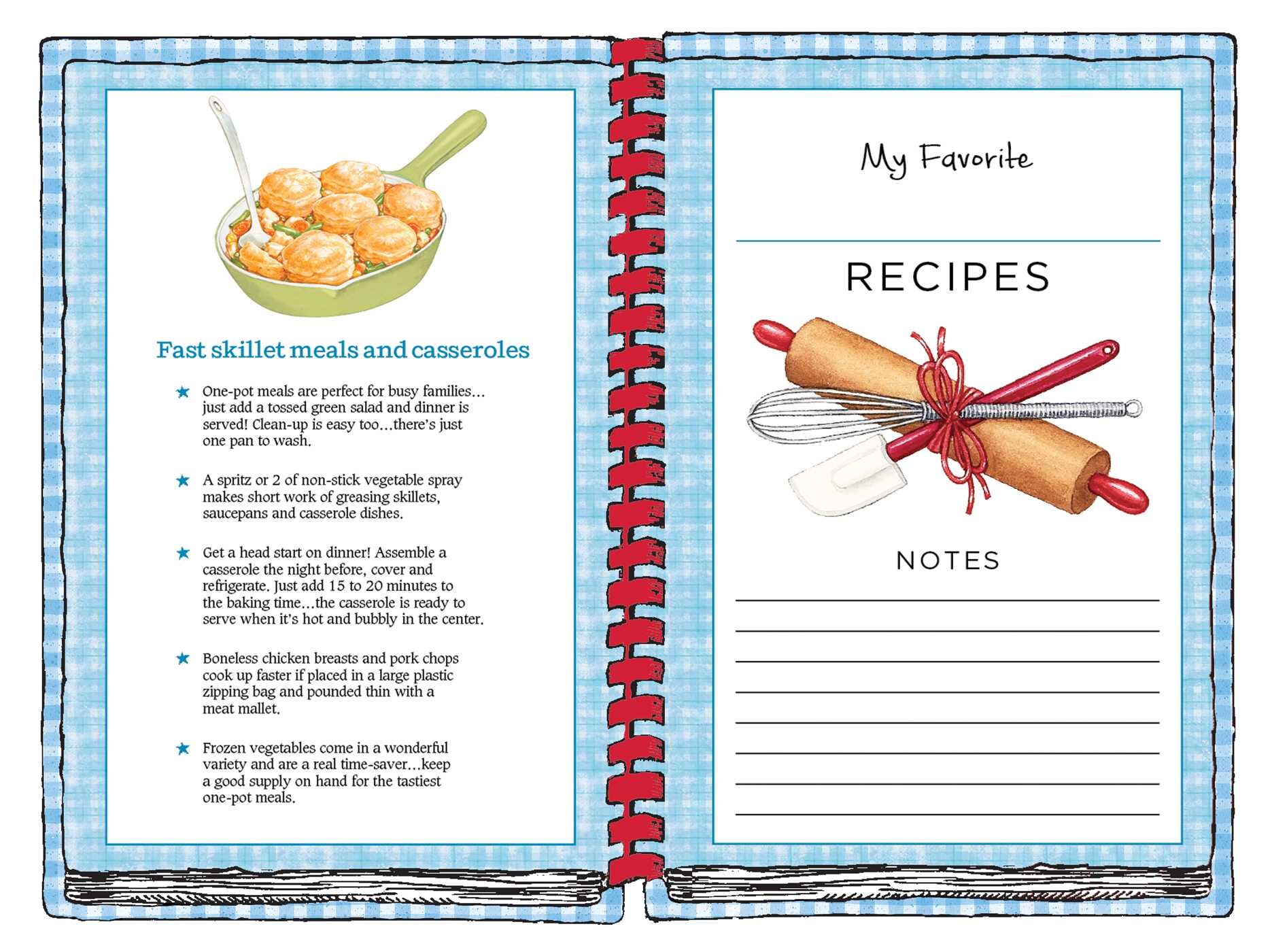 My Favorite Recipes - Create Your Own Cookbook