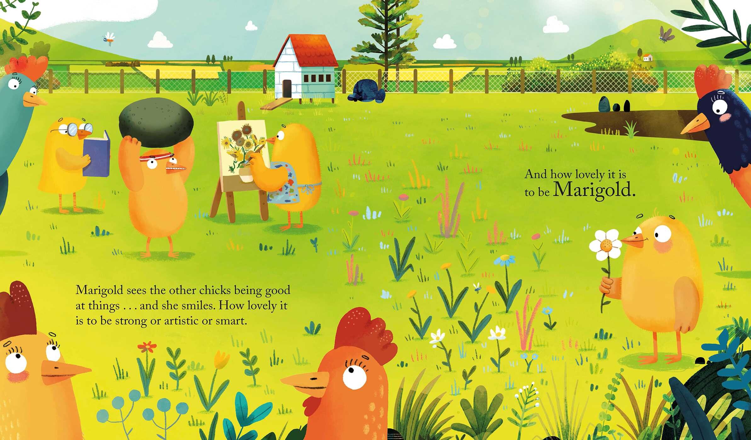 Marigold is a Chicken