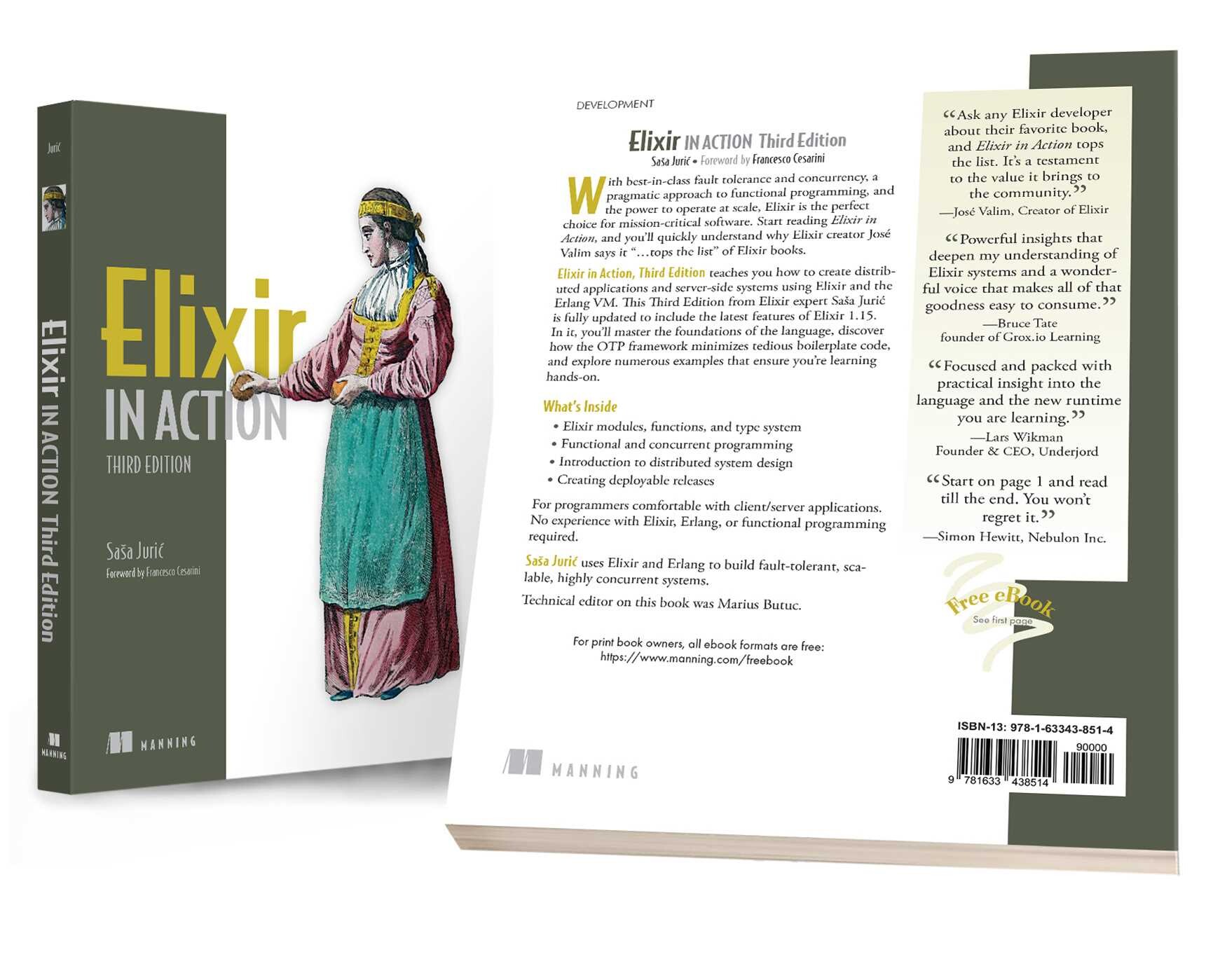 Elixir in Action, Third Edition