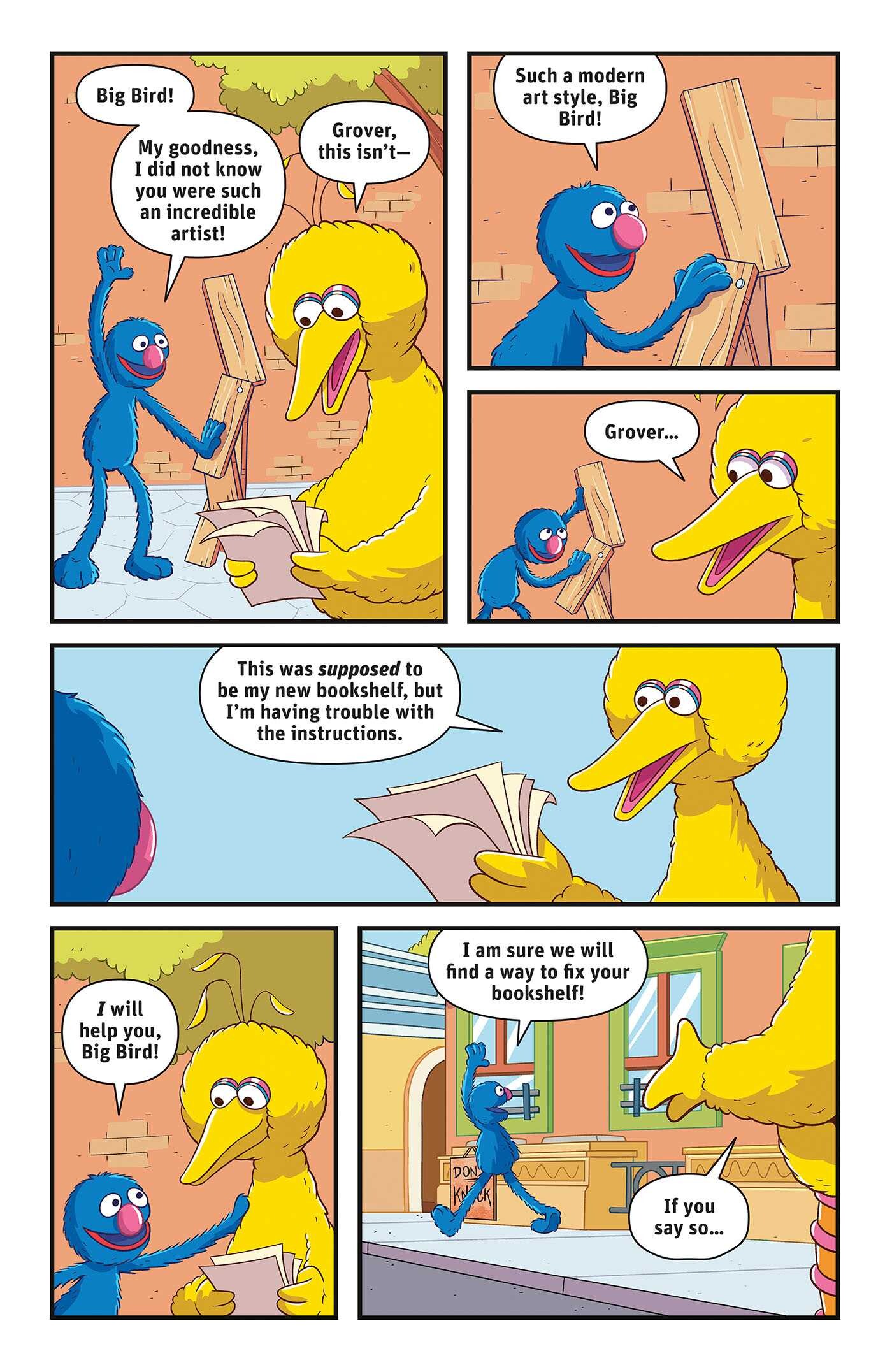 Sesame Street: Grover Lends a Hand
