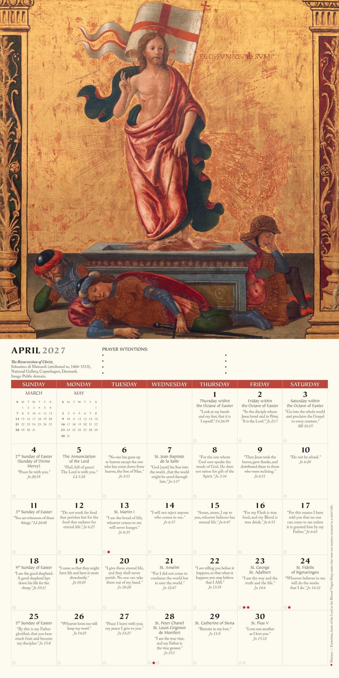 Magnificat 2027 Wall Calendar
