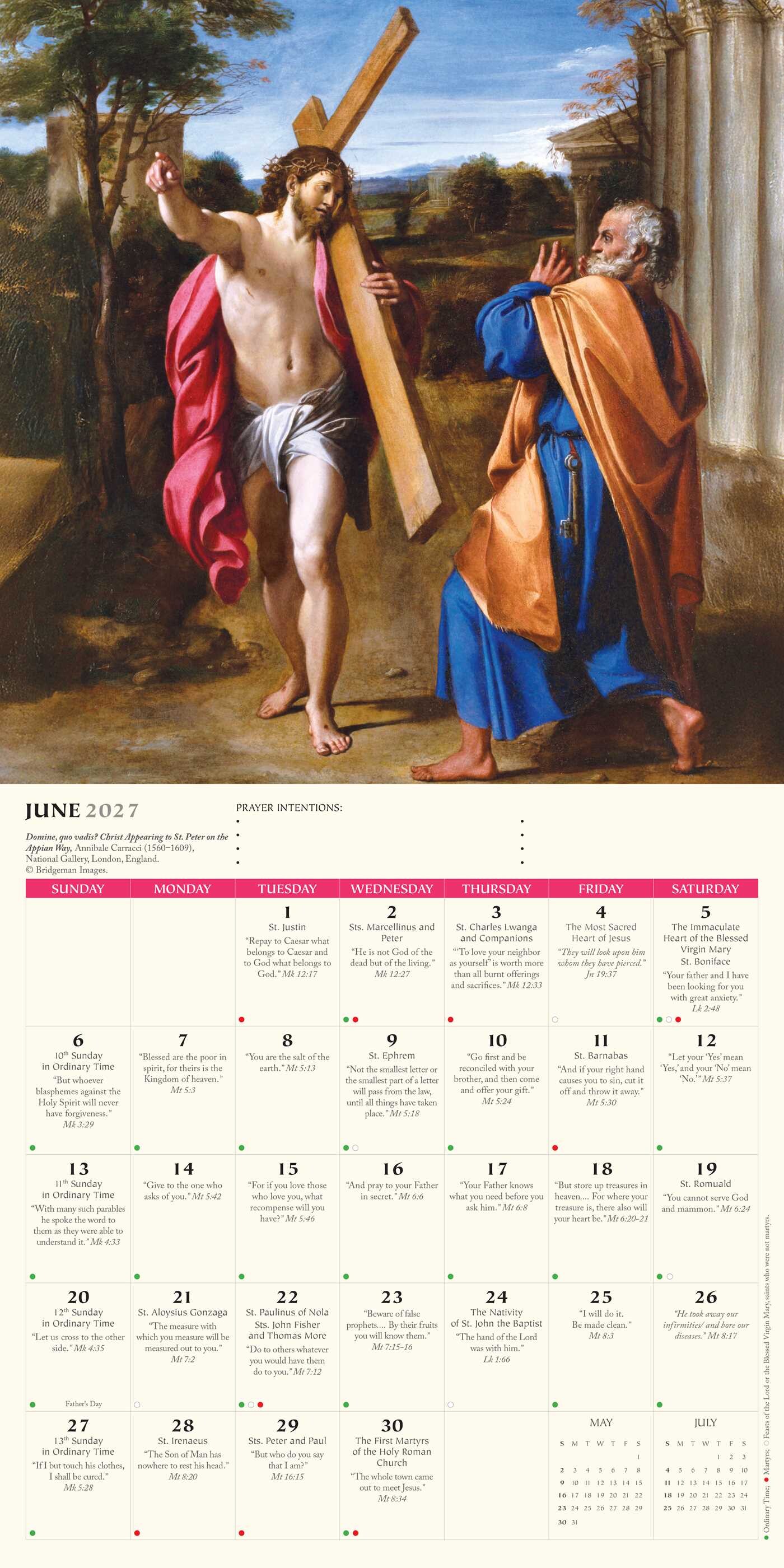 Magnificat 2027 Wall Calendar