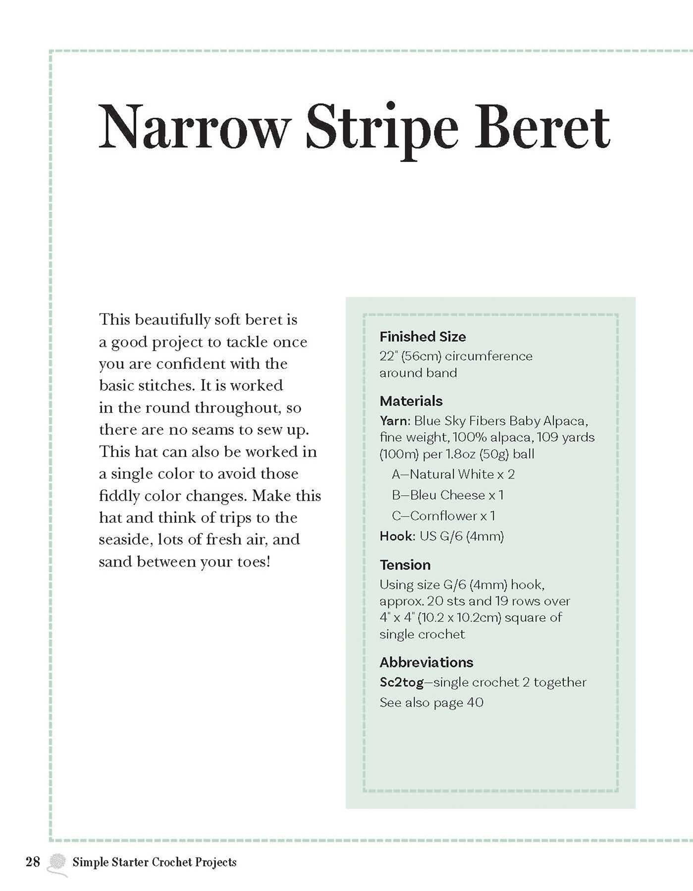 Simple Starter Crochet Projects Book By Carol Meldrum Official